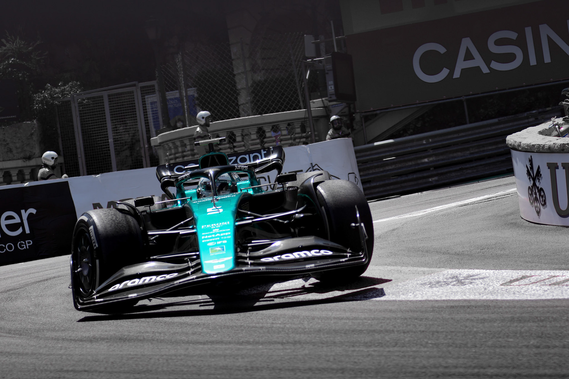 Sebastian Vettel (Ger) Aston Martin Cognizant Formula One Team; Formel 1 Monaco am 27.05.2022