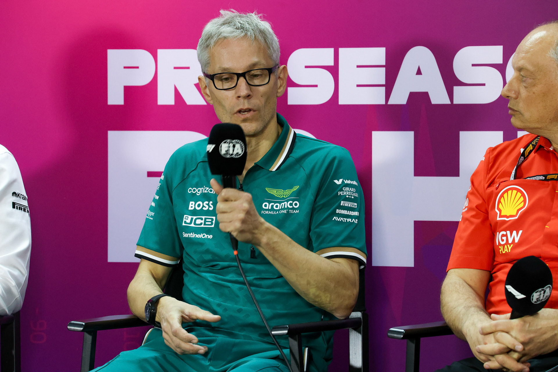 Mike Krack, Teamchef Aston Martin Aramco F1 Team; Formel 1 Pre-Season Tests Bahrain. Mittwoch, 21.02.2024