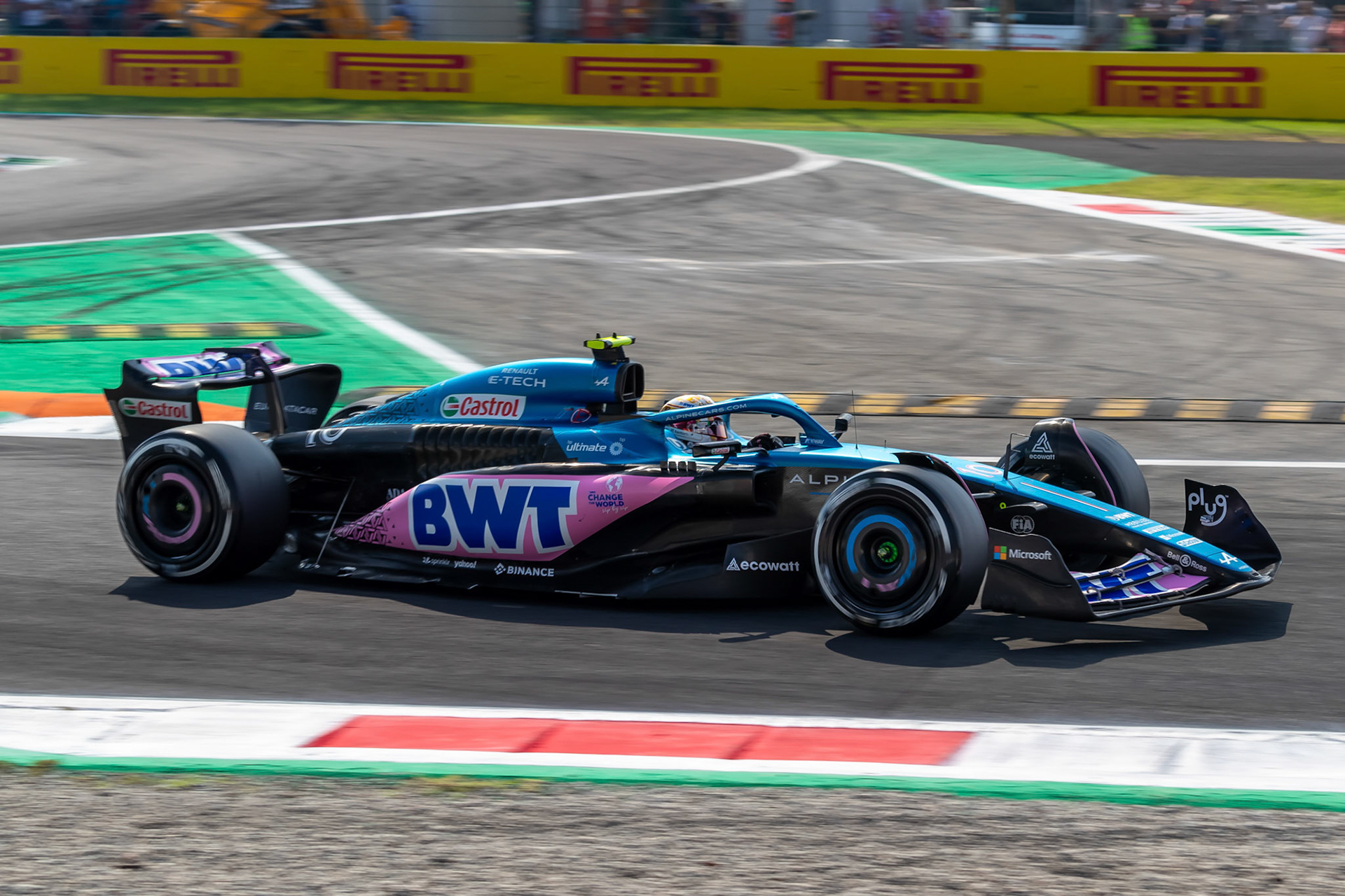 Pierre Gasly (FRA) Alpine F1 Team; Formel 1 GP Italien / Monza. Samstag, 02.09.2023