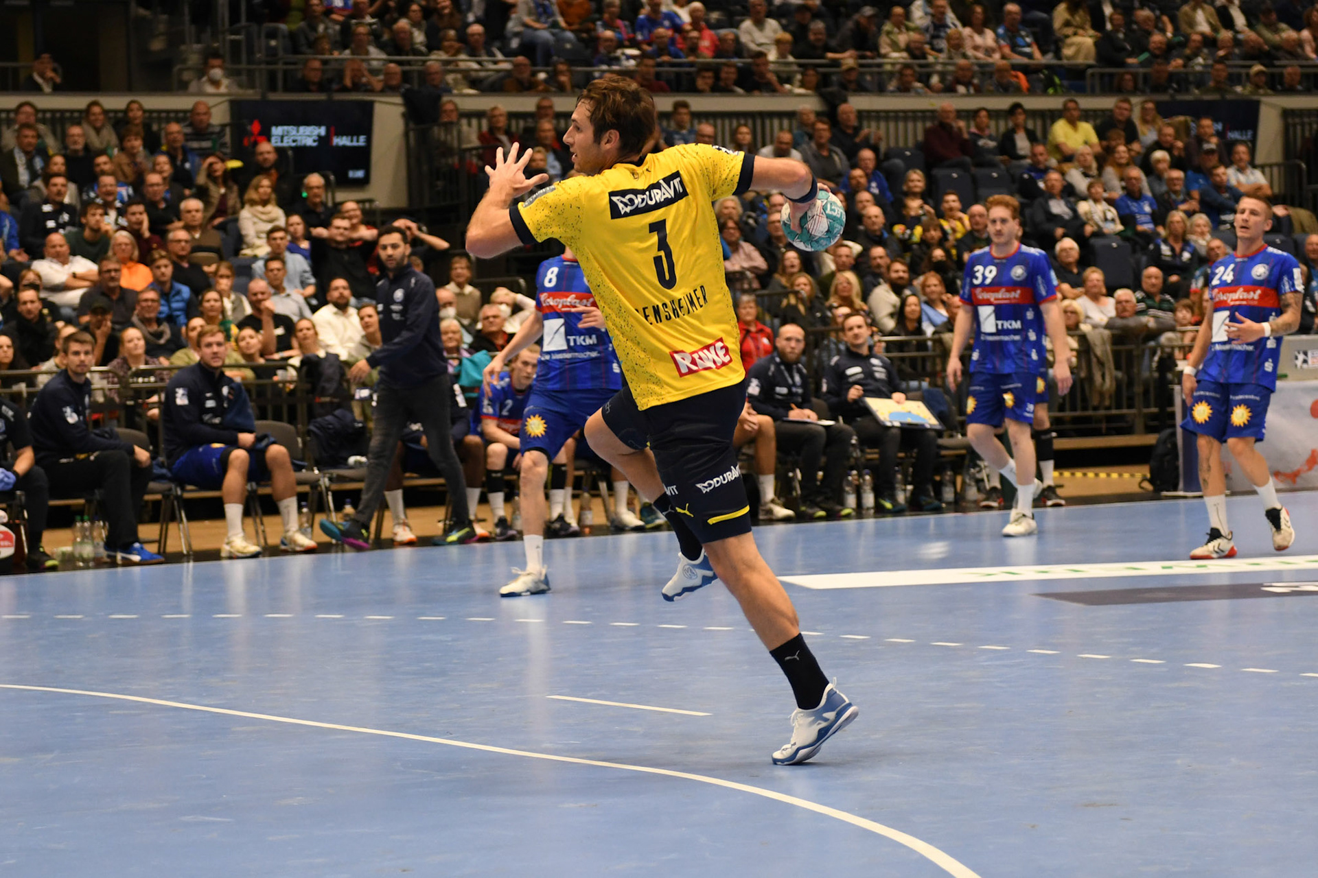 Uwe Gensheimer #3; Handball Bundesliga; BHC 06 - Rhein Neckar Loewen 29.09.2022