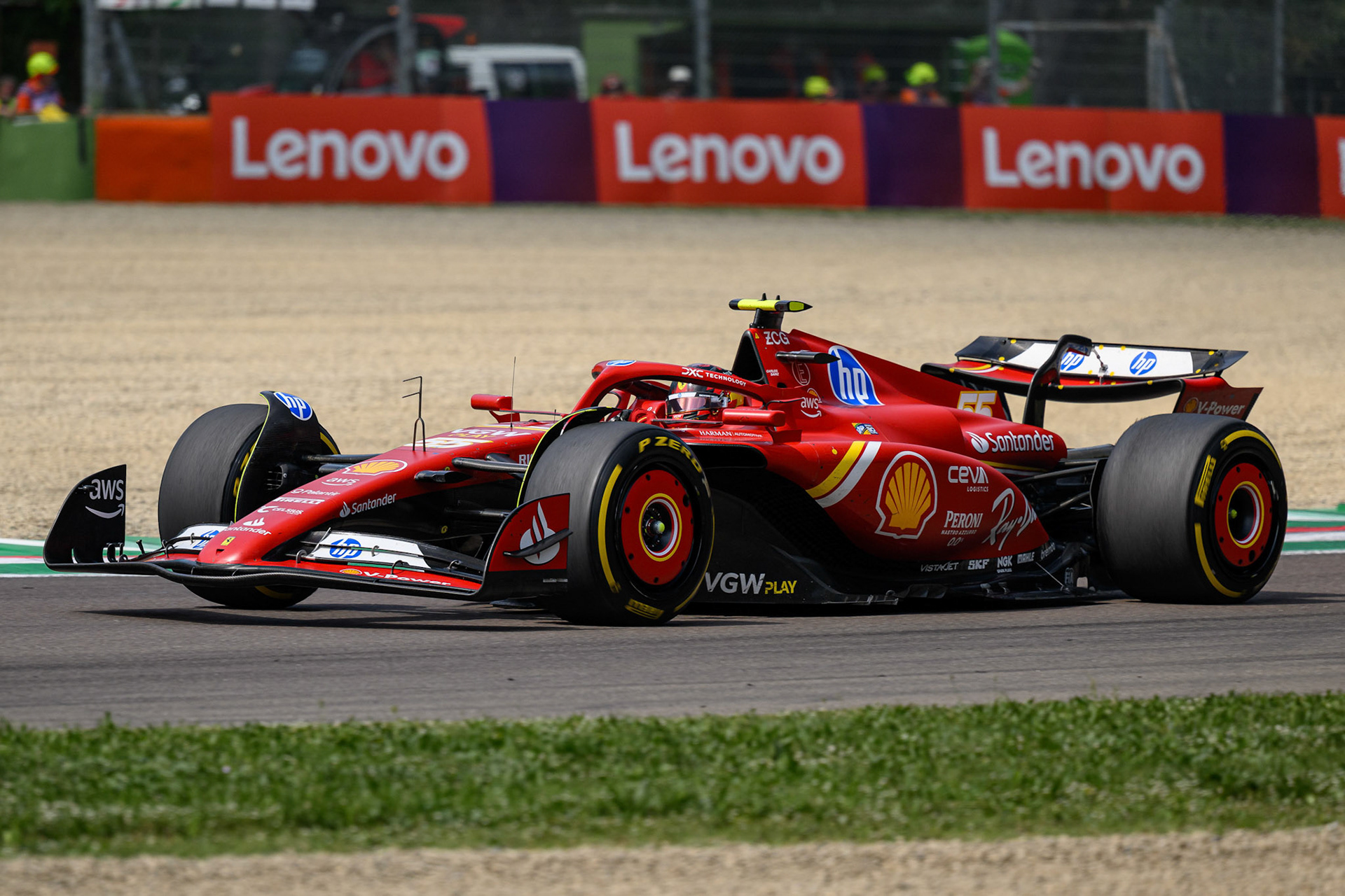 Carlos Sainz #55, Scuderia Ferrari; F1 GP Imola / Italien Sonntag, 19.05.2024