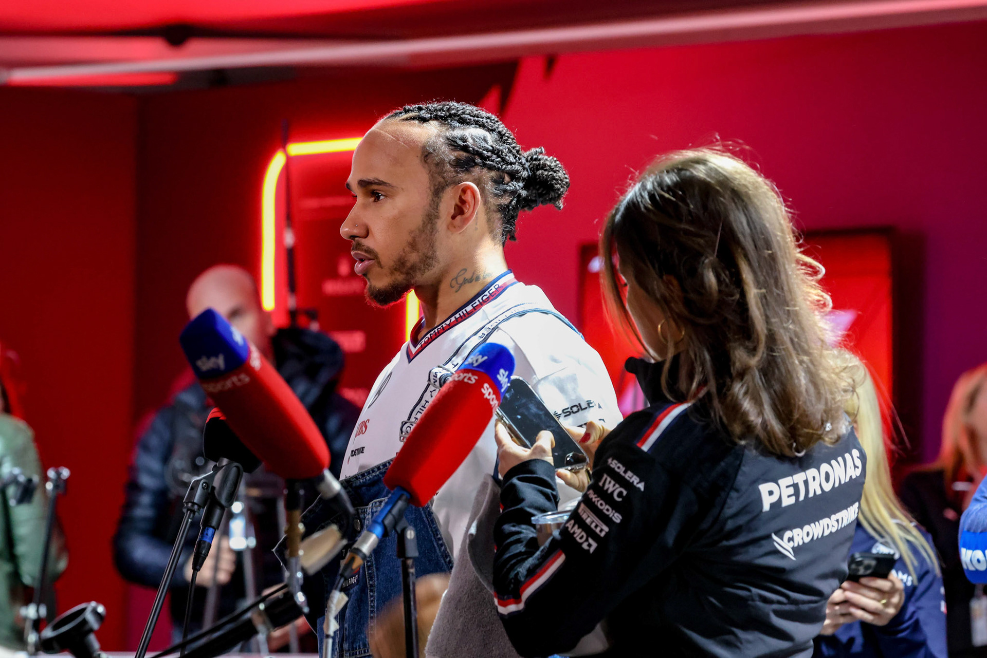 Lewis Hamilton #44, Mercedes-AMG Petronas F1 Team; Formel 1 GP Bahrain. Freitag 01.03.2024