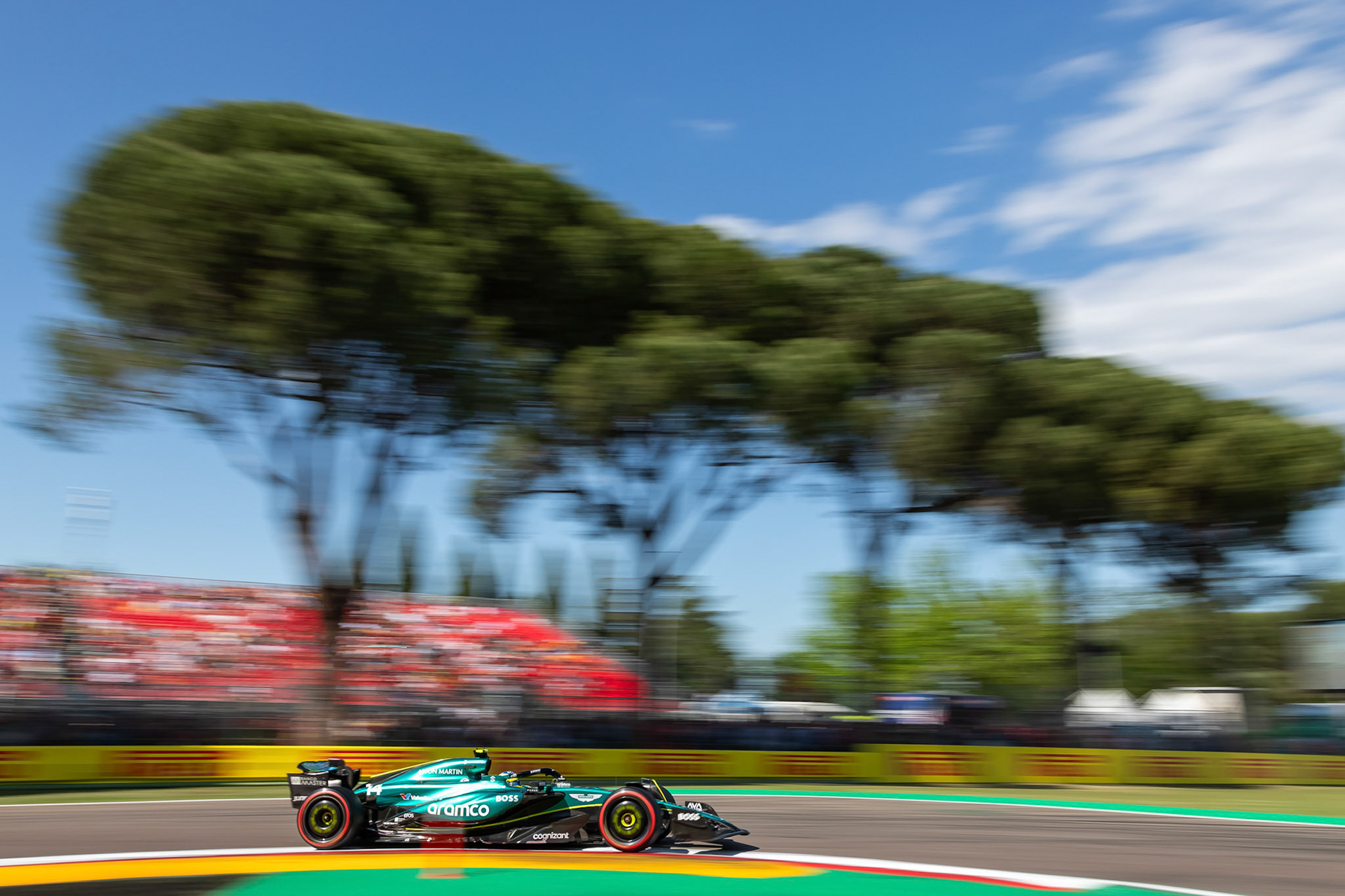 Fernando Alonso #14, Aston Martin Aramco F1 Team; F1 GP Imola / Italien Samstag, 18.05.2024