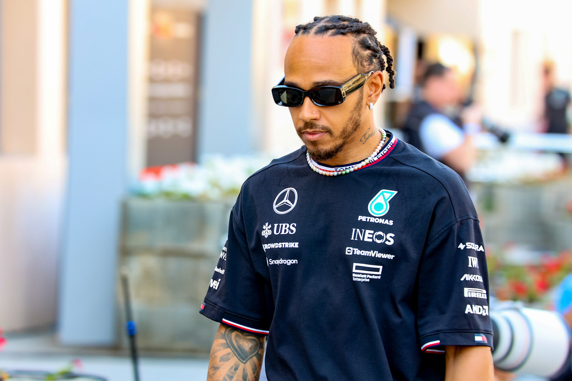 Lewis Hamilton #44, Mercedes-AMG Petronas F1 Team; Formel 1 GP Bahrain. Mittwoch 28.02.2024