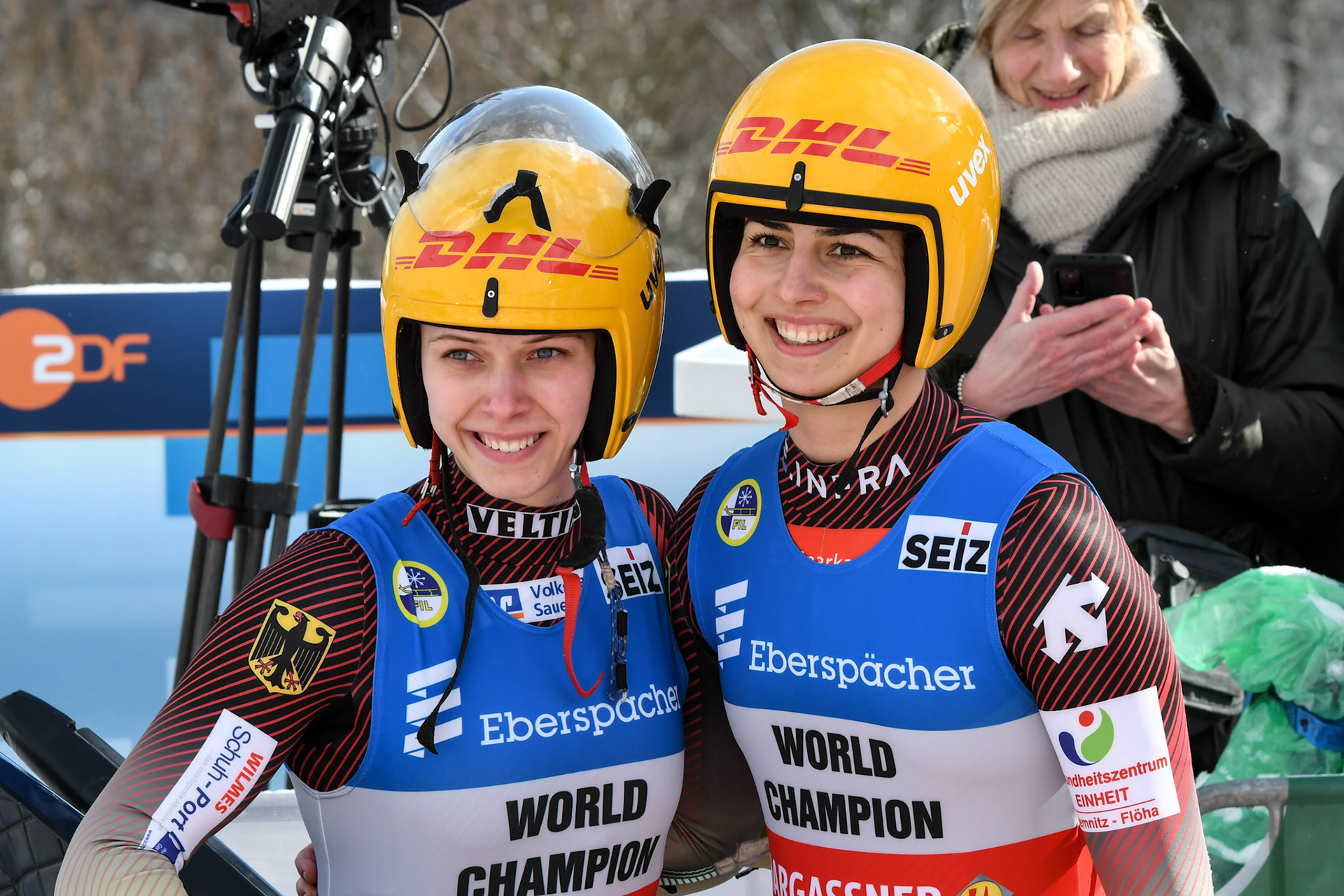 Jessica Degenhardt, Cheyenne Rosenthal, GER; Eberspächer Luge World Cup; Veltins Eisarena Winterberg 25.02.2023