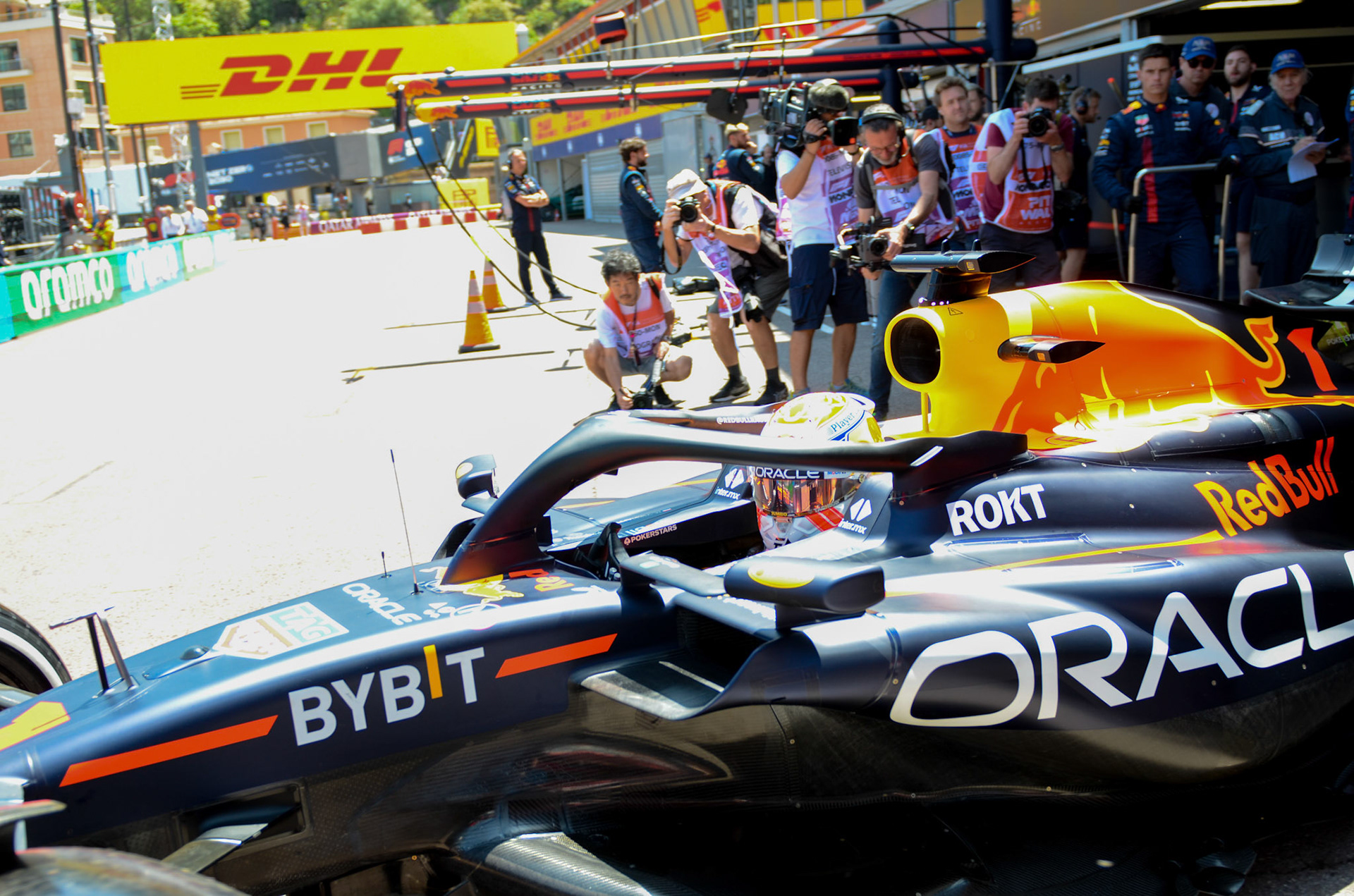 Max Verstappen (NED) Red Bull Racing; Formel 1 GP Monaco. Freitag 26.05.2023