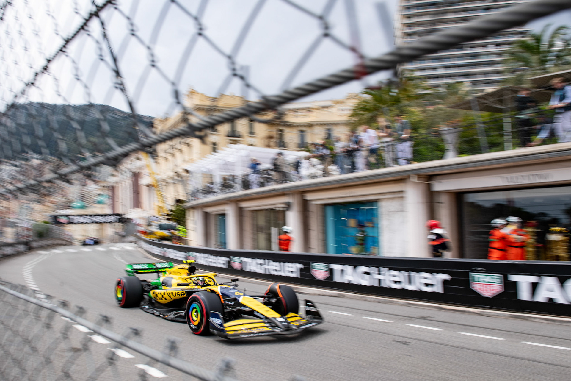 Lando Norris #4, McLaren Formula 1 Team; Formel1 GP Monaco Freitag, 24.05.2024