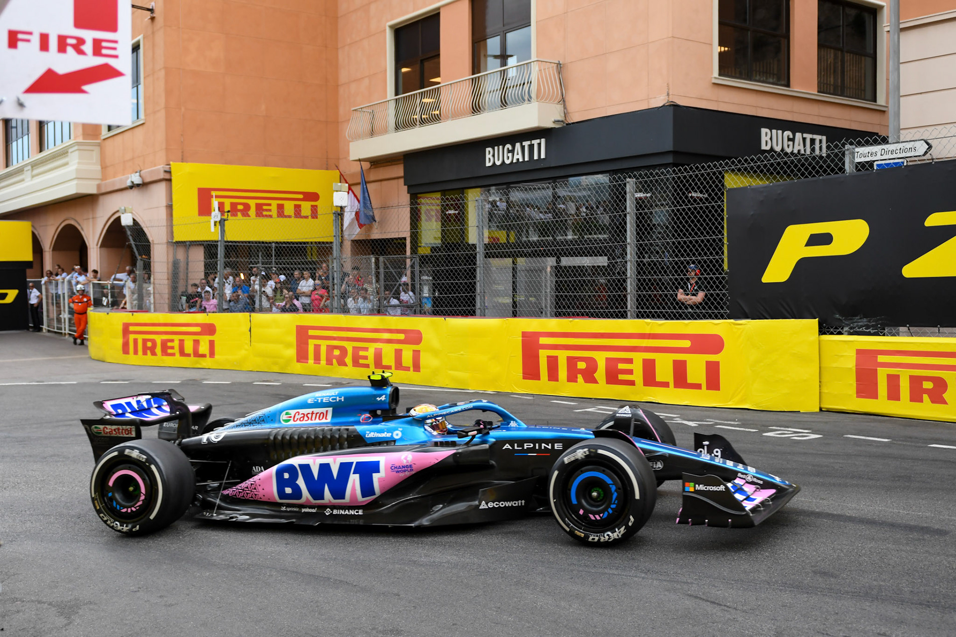 Pierre Gasly (FRA) Alpine F1 Team; Formel 1 GP Monaco. Sonntag 28.05.2023