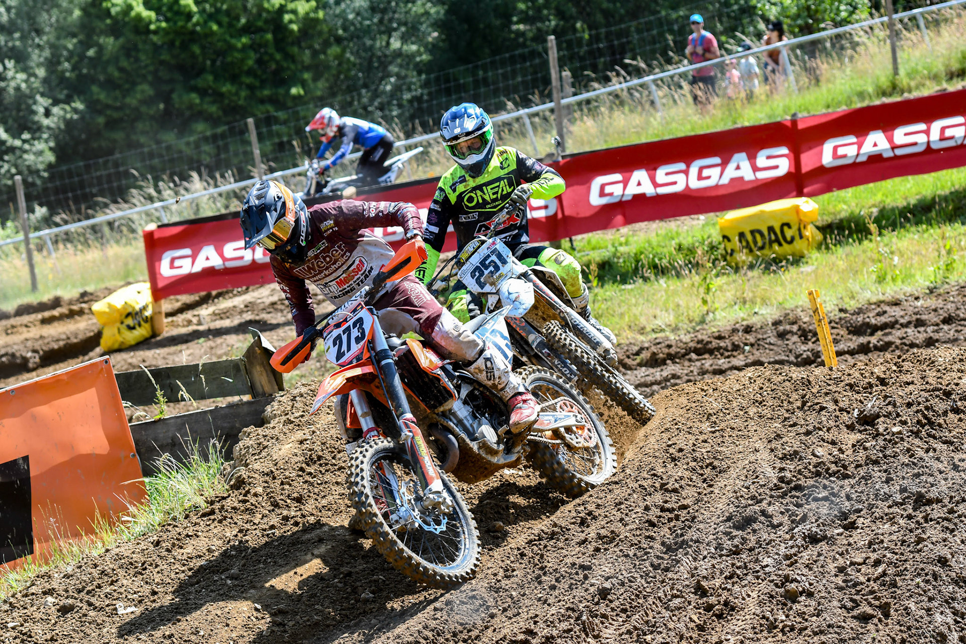 BODEUTSCH, Marc, GripMesser Racing Team, KTM, GETTEMAN Jens, AMX Racing, Husqvarna;ADAC MX Masters Bielstein. Samstag 17.06.2023
