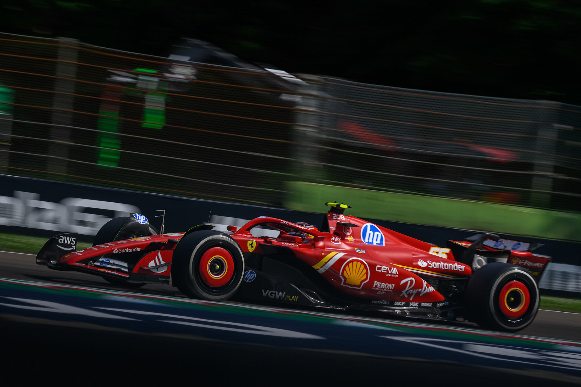 Carlos Sainz #55, Scuderia Ferrari; F1 GP Imola / Italien Sonntag, 19.05.2024