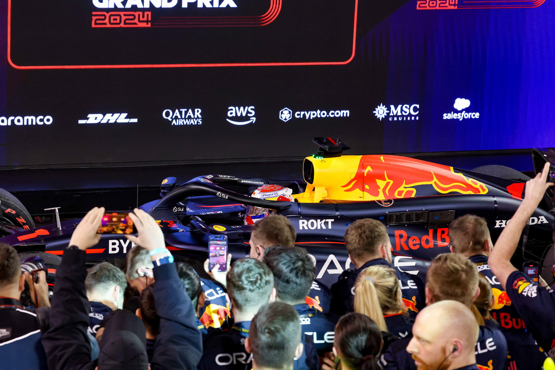 Max Verstappen #1, Oracle Red Bull Racing, winner ; Formel 1 GP Bahrain. Samstag 02.03.2024