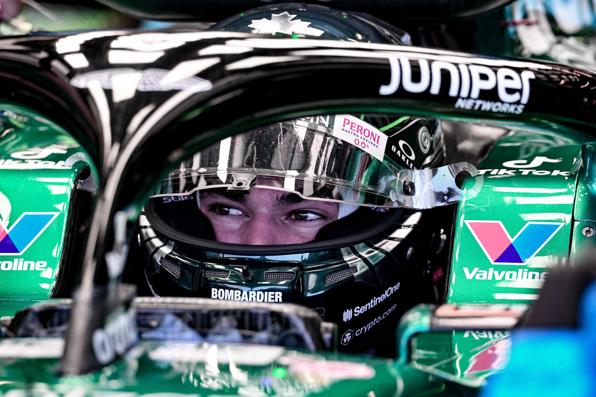 Lance Stroll (CAN) Aston Martin Formula One Team; Formel 1 GP USA Austin Texas. Samstag 21.10.2023