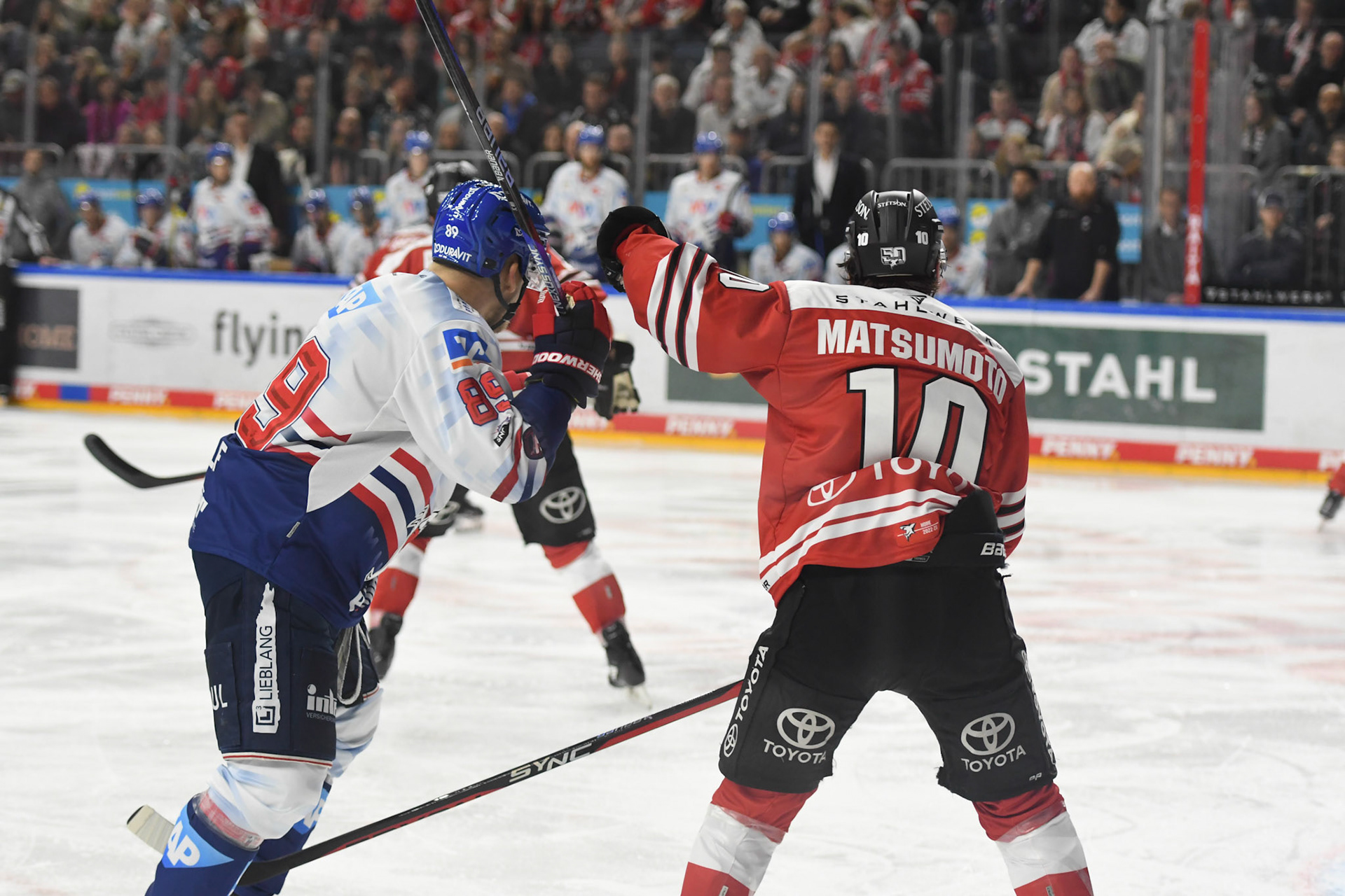 Jonathan Matsumoto; DEL Kölner Haie - Adler Mannheim, 17.03.2023