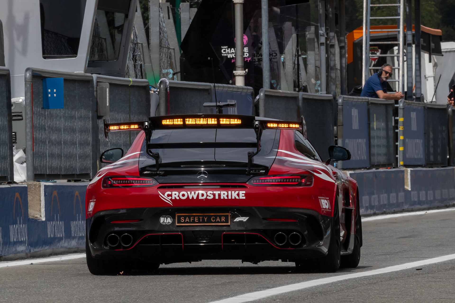 Safetycar; Formel 1 GP Italien / Monza. Donnerstag, 31.08.2023