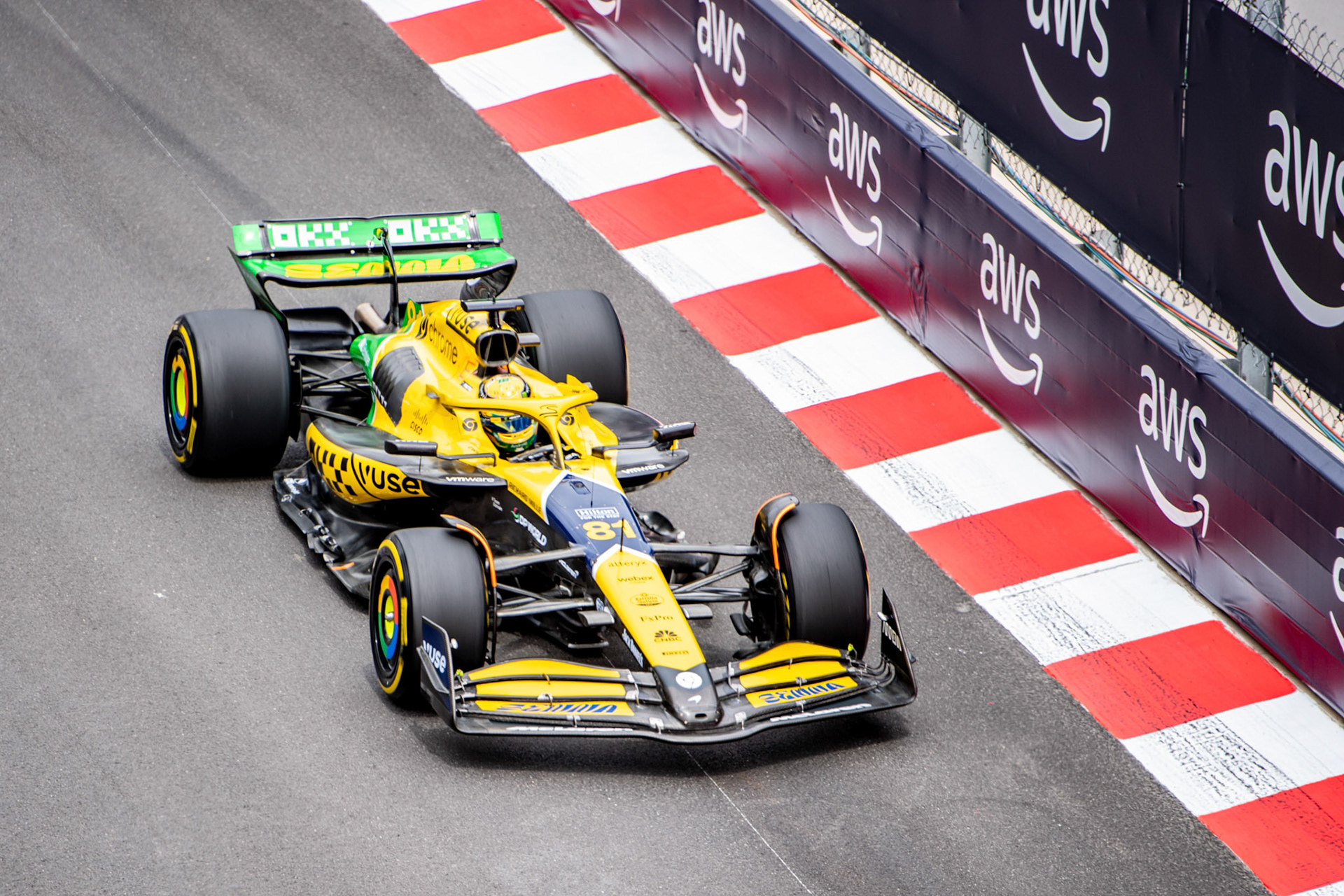 Oscar Piastri #81, McLaren Formula 1 Team; Formel1 GP Monaco Freitag, 24.05.2024