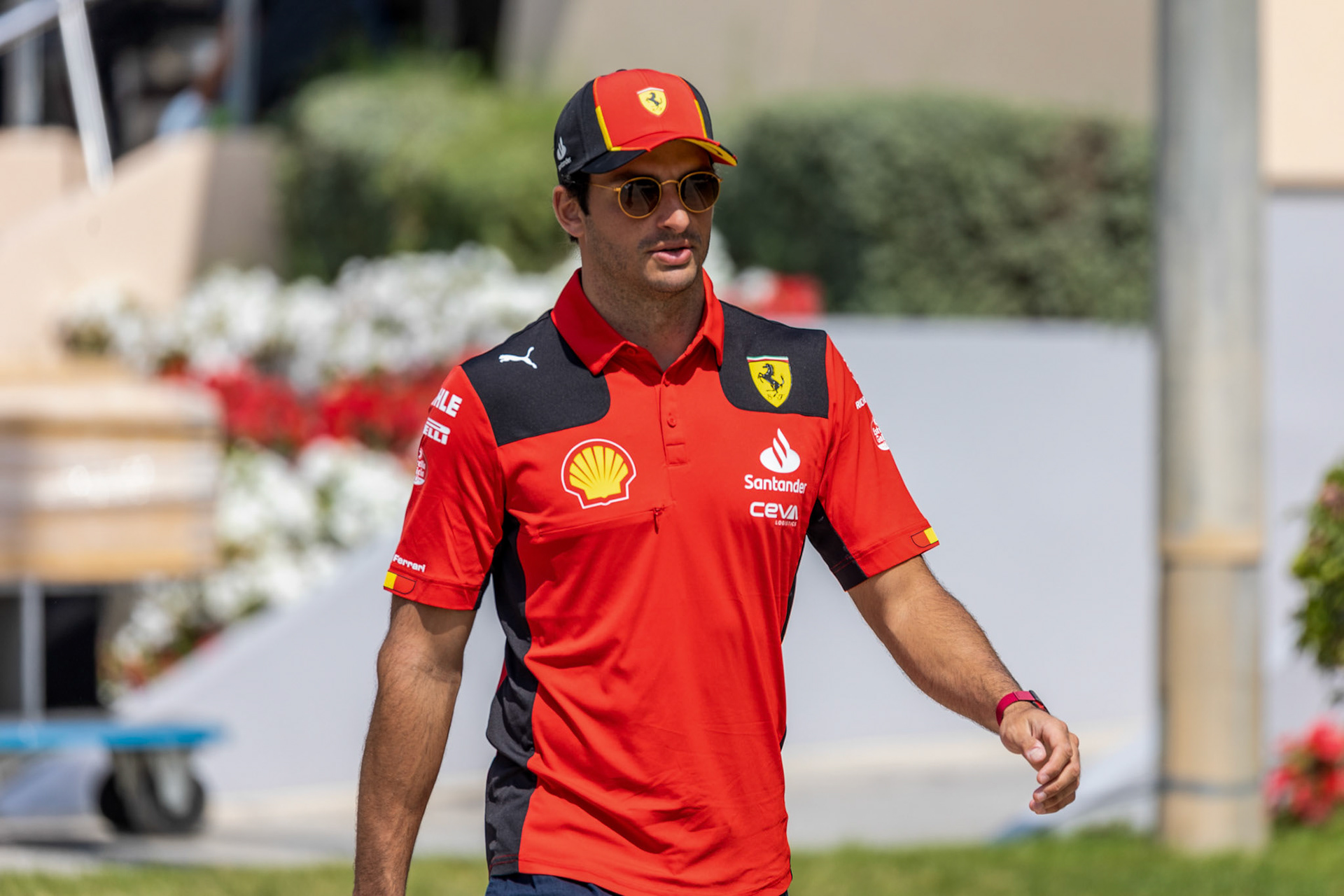 Carlos Sainz (ESP) Scuderia Ferrari; Formel 1 GP Bahrain. Samstag 04.03.2023