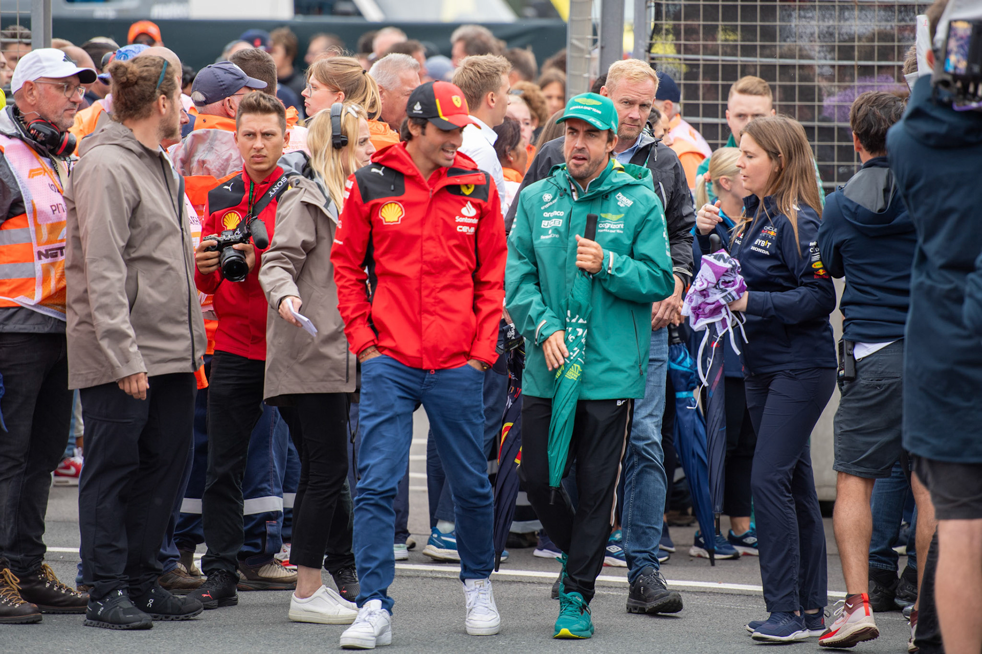 Carlos Sainz und Fernando Alonso; Formel 1 GP Holland / Zandvoort. Sonntag, 27.08.2023