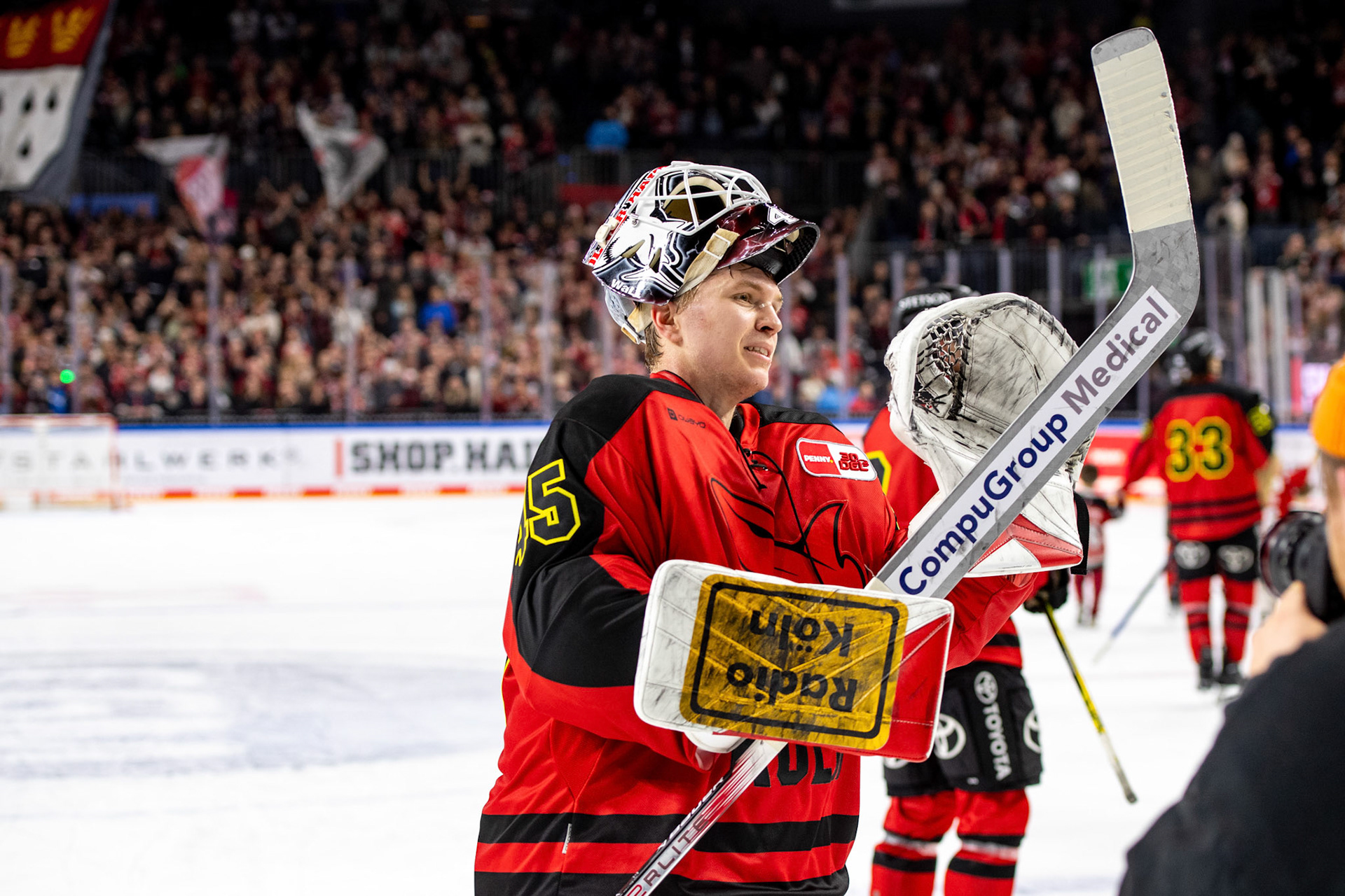 Tobias Ancicka; DEL Kölner Haie - Nürnberg Ice Tigers, 17.12.2023