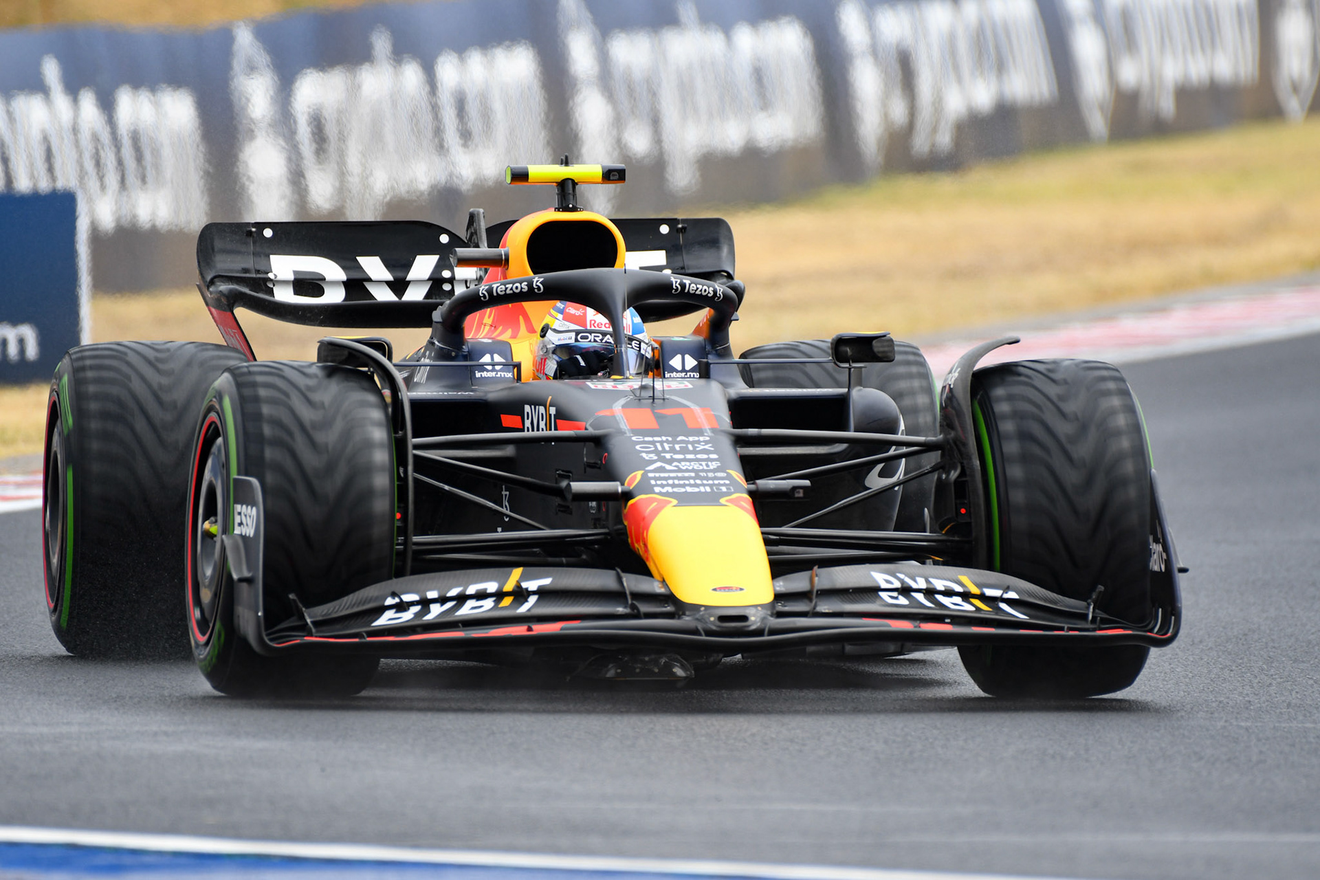 Sergio Perez (MEX) Red Bull Racing; Formel 1 Ungarn am 30.07.2022