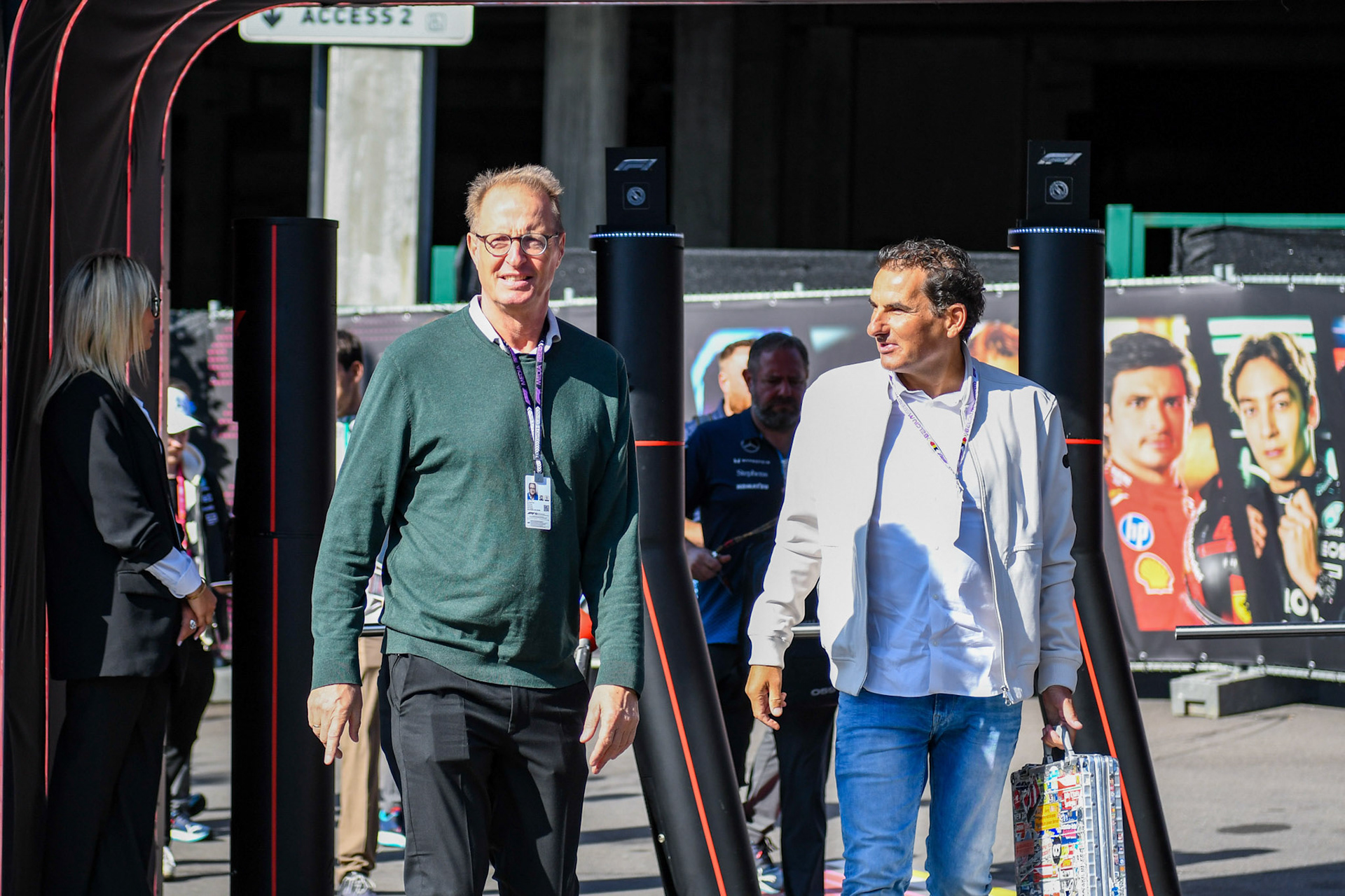 Florian König und Felix Görner, RTL;Formel 1 GP Spa / Belgien. Sonntag, 28.07.2024
