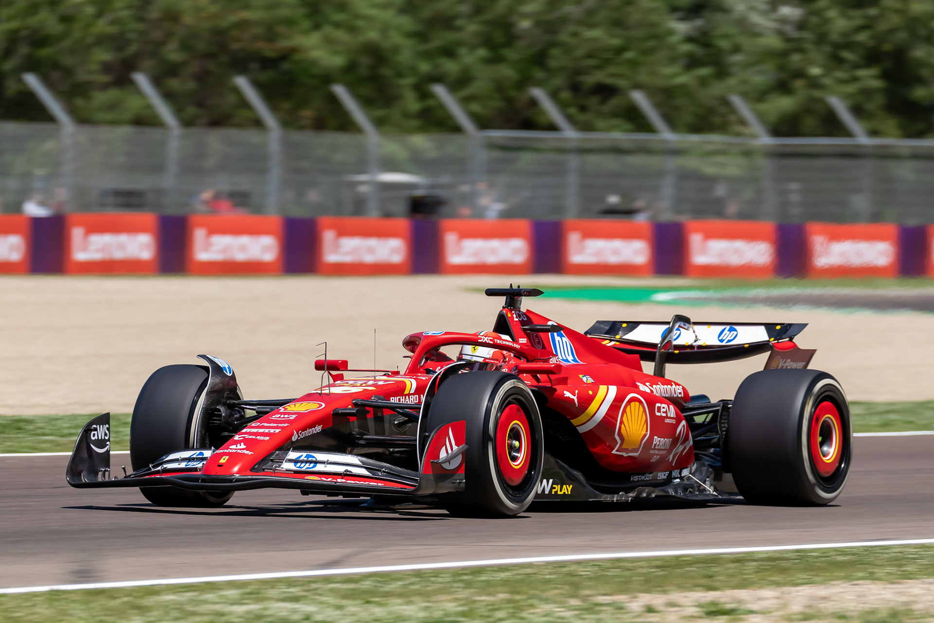 Charles Leclerc #16, Scuderia Ferrari; F1 GP Imola / Italien Freitag, 17.05.2024