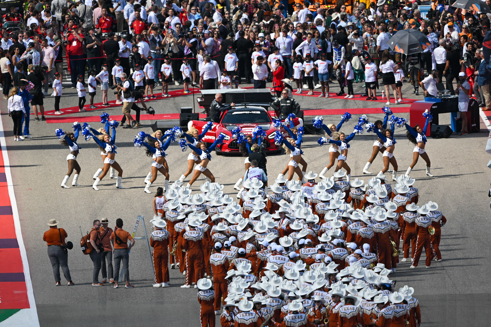 Rennstart; Formel 1 GP USA Austin Texas. Sonntag 22.10.2023