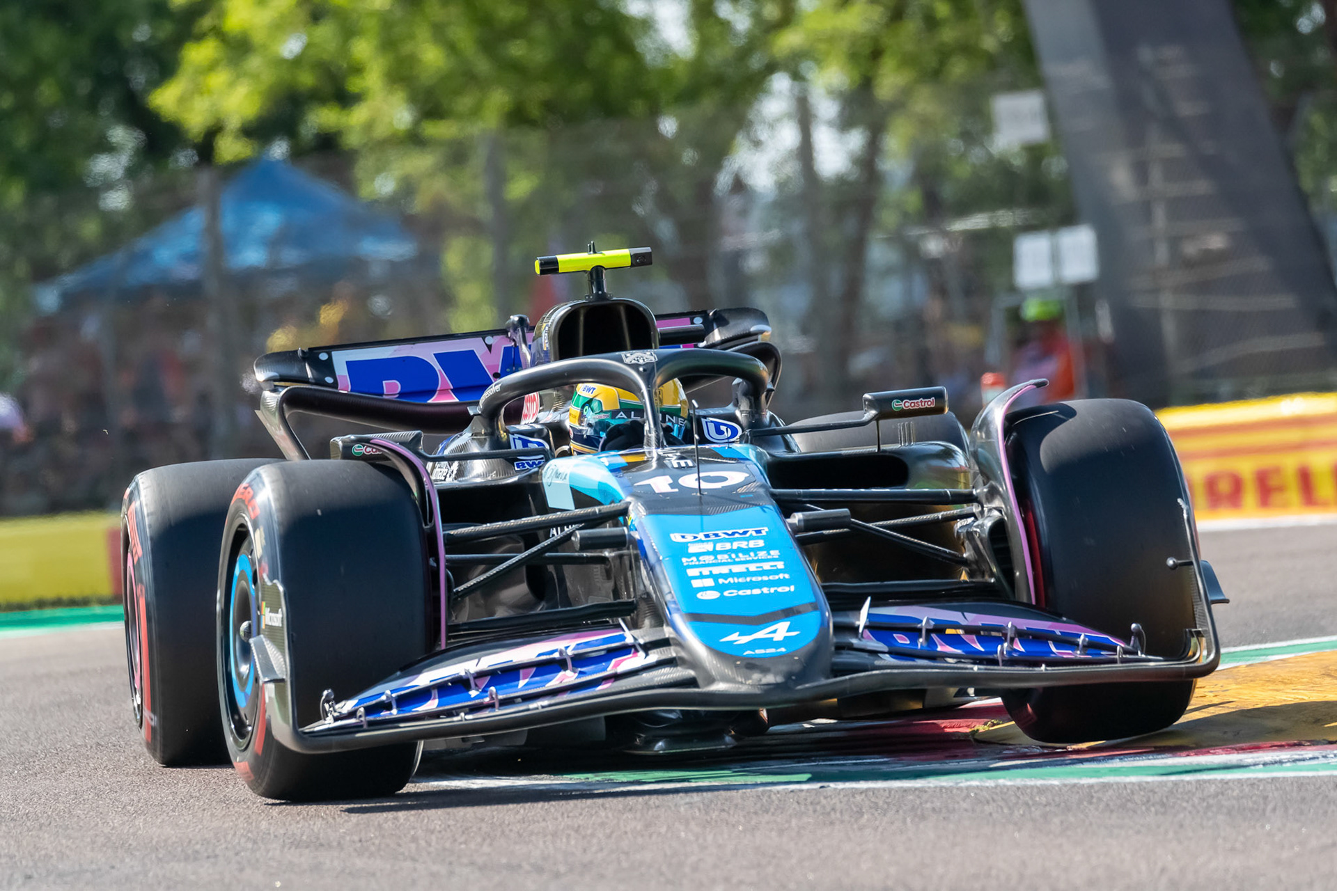 Pierre Gasly #10, BWT Alpine F1 Team; F1 GP Imola / Italien Samstag, 18.05.2024