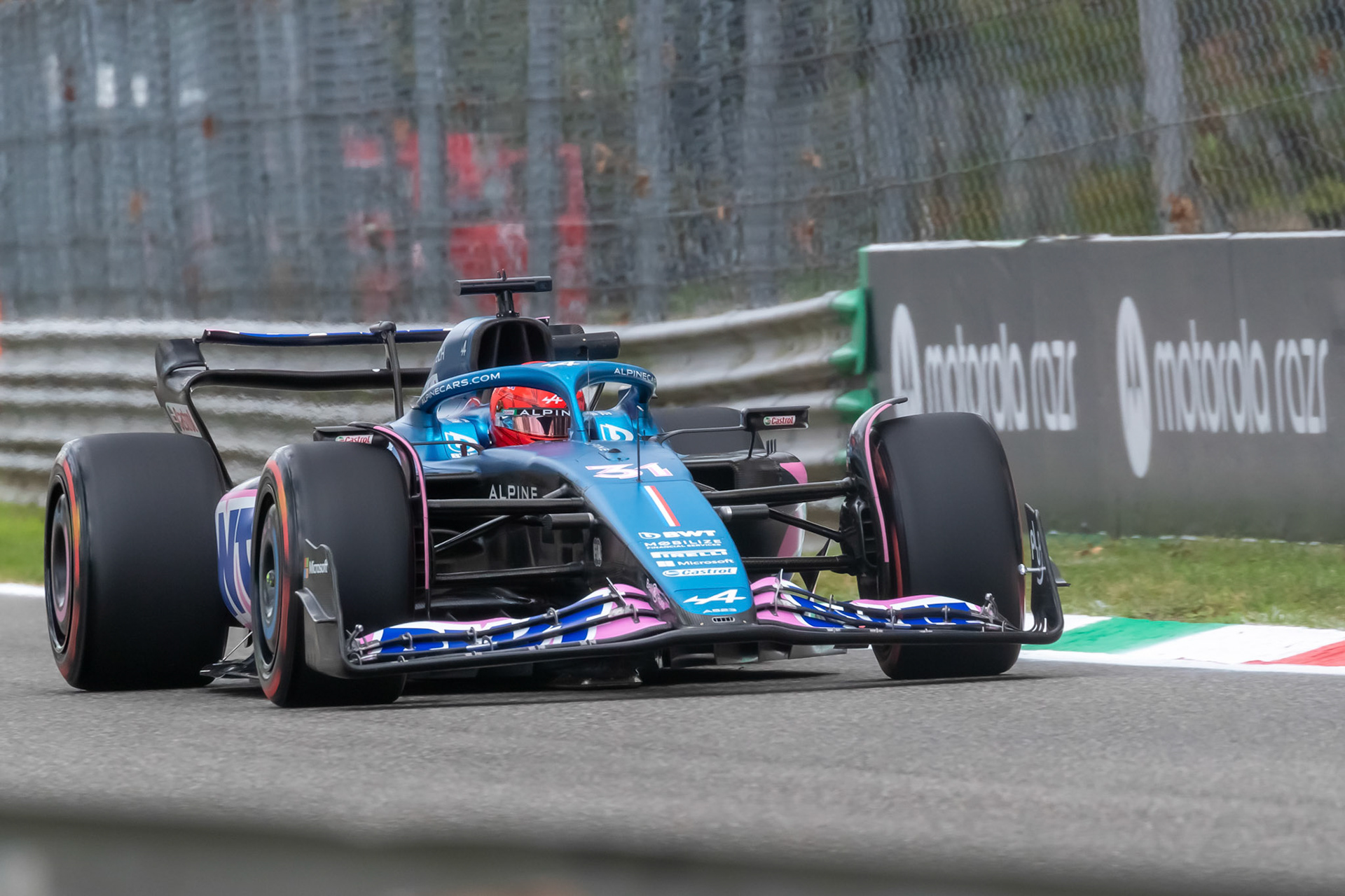 Esteban Ocon (FRA) Alpine F1 Team; Formel 1 GP Italien / Monza. Freitag, 01.09.2023