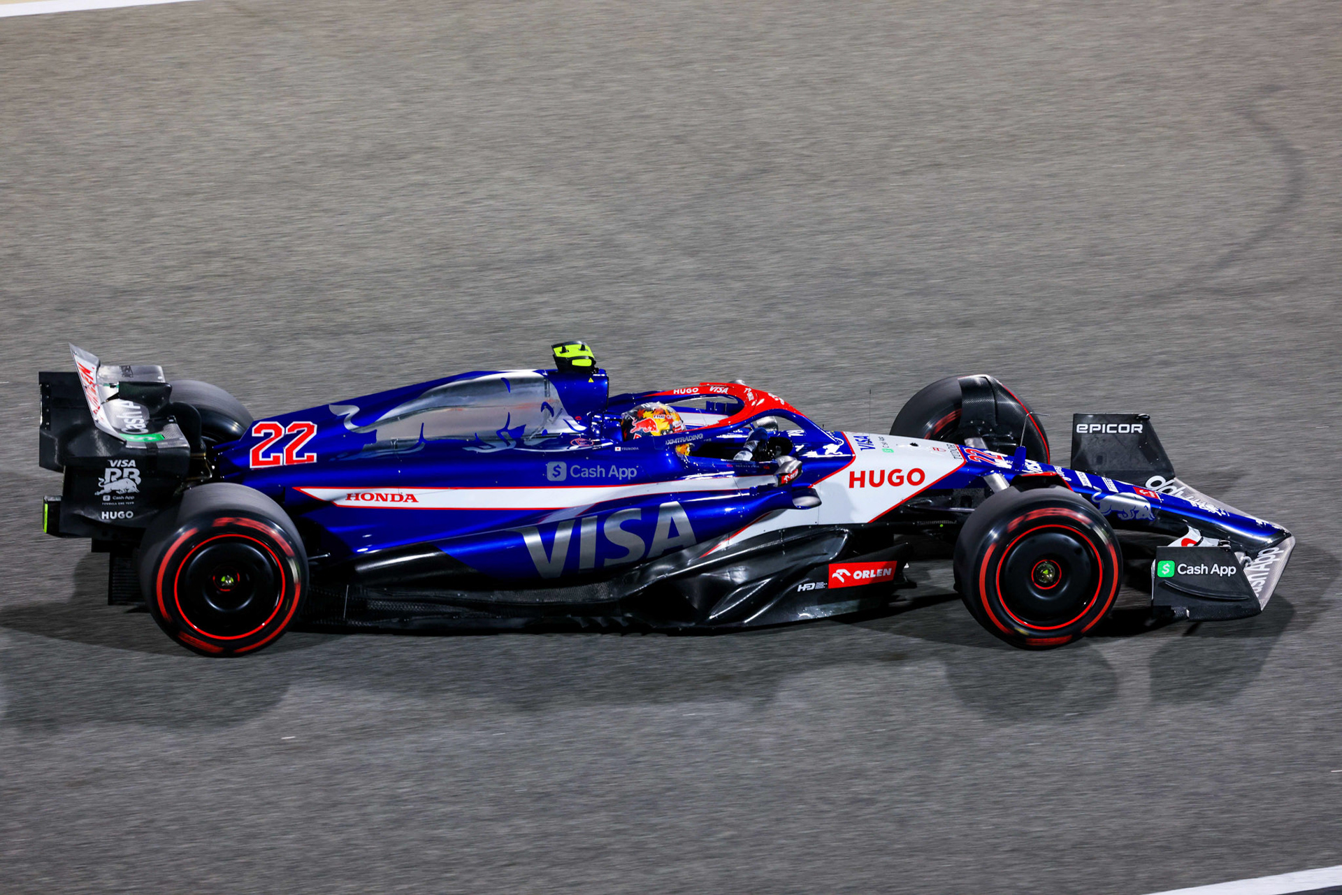 Yuki Tsunoda #22, Visa Cash App RB Formula One Team; Formel 1 GP Bahrain. Freitag 01.03.2024