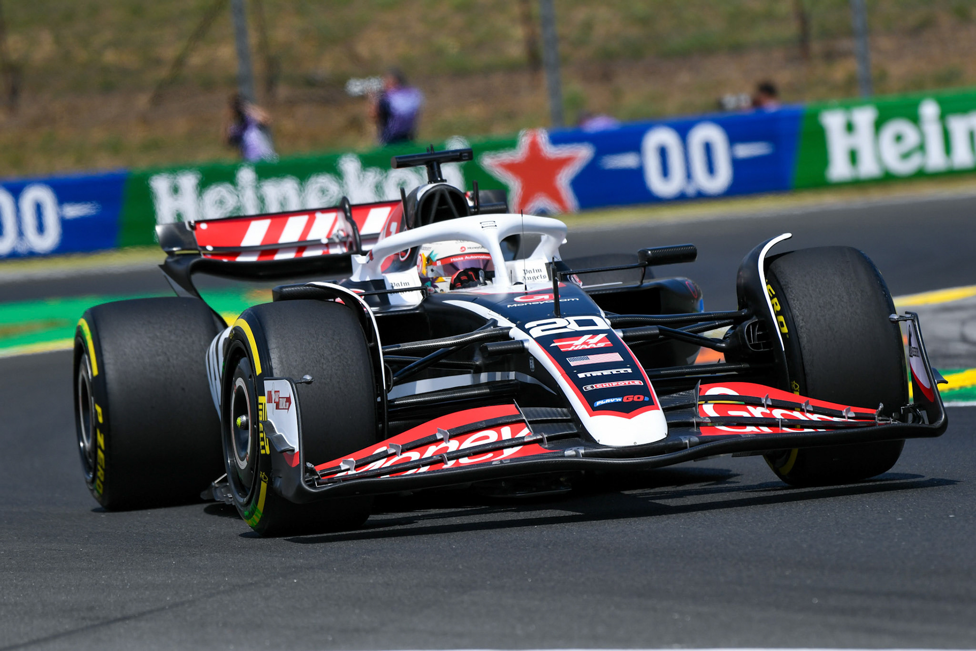 Kevin Magnussen #20, MoneyGram Haas F1 Team;Formel 1 Budapest / Ungarn, 20.07.2024