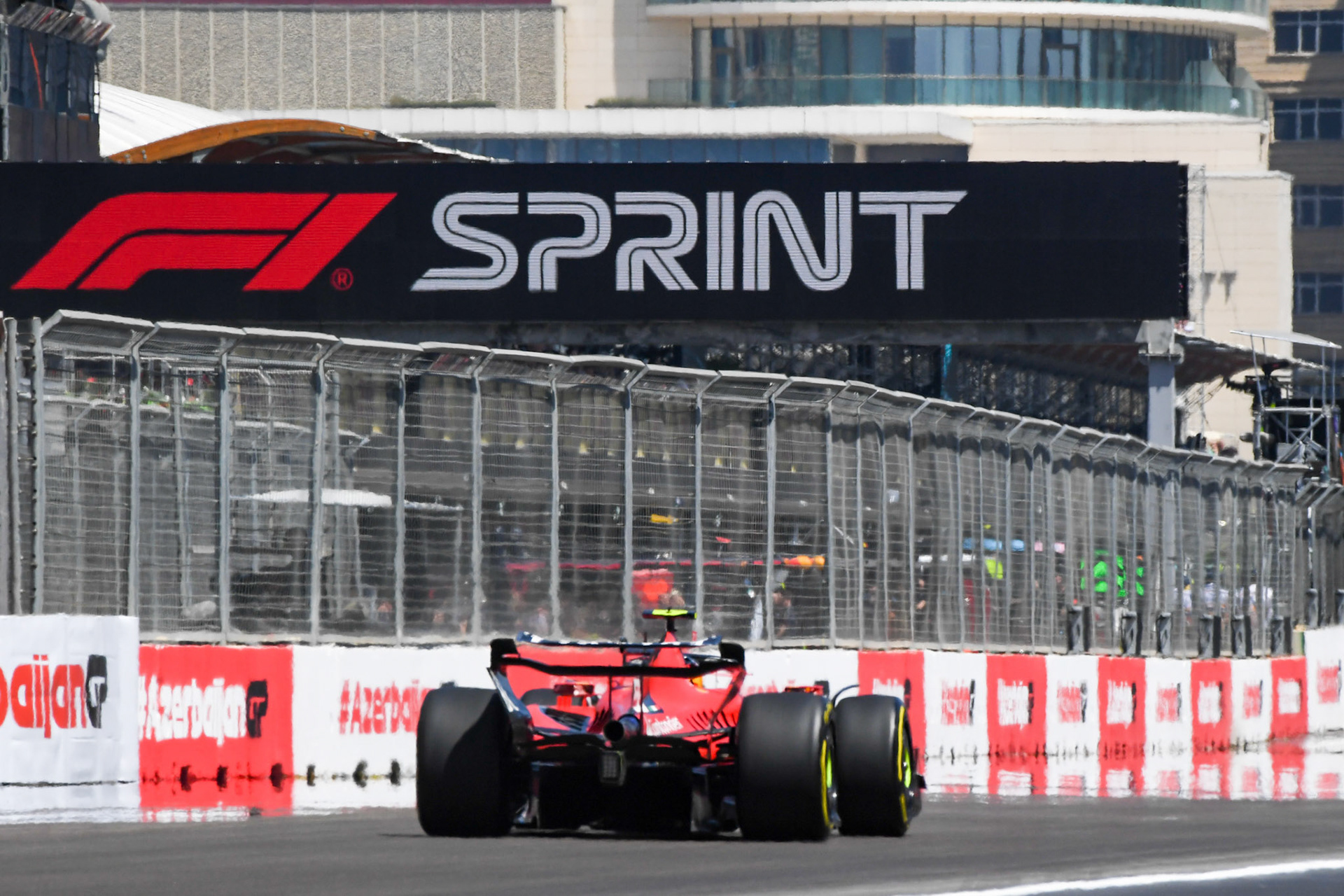 Carlos Sainz (ESP) Scuderia Ferrari; Formel 1 GP Baku Azerbaijan. Samstag 29.04.2023