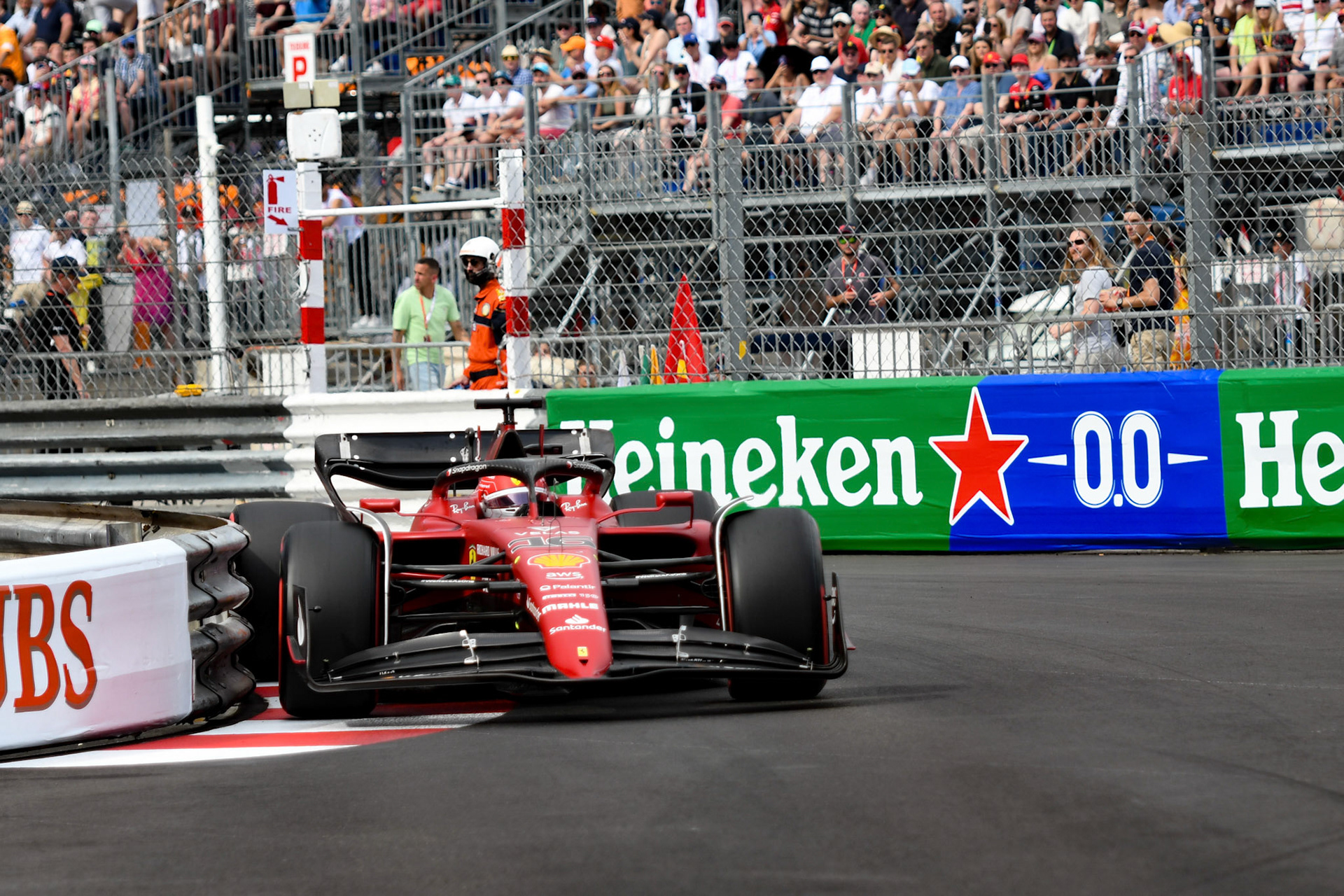 Charles Leclerc (MCO) Scuderia Ferrari; Formel 1 Monaco am 28.05.2022
