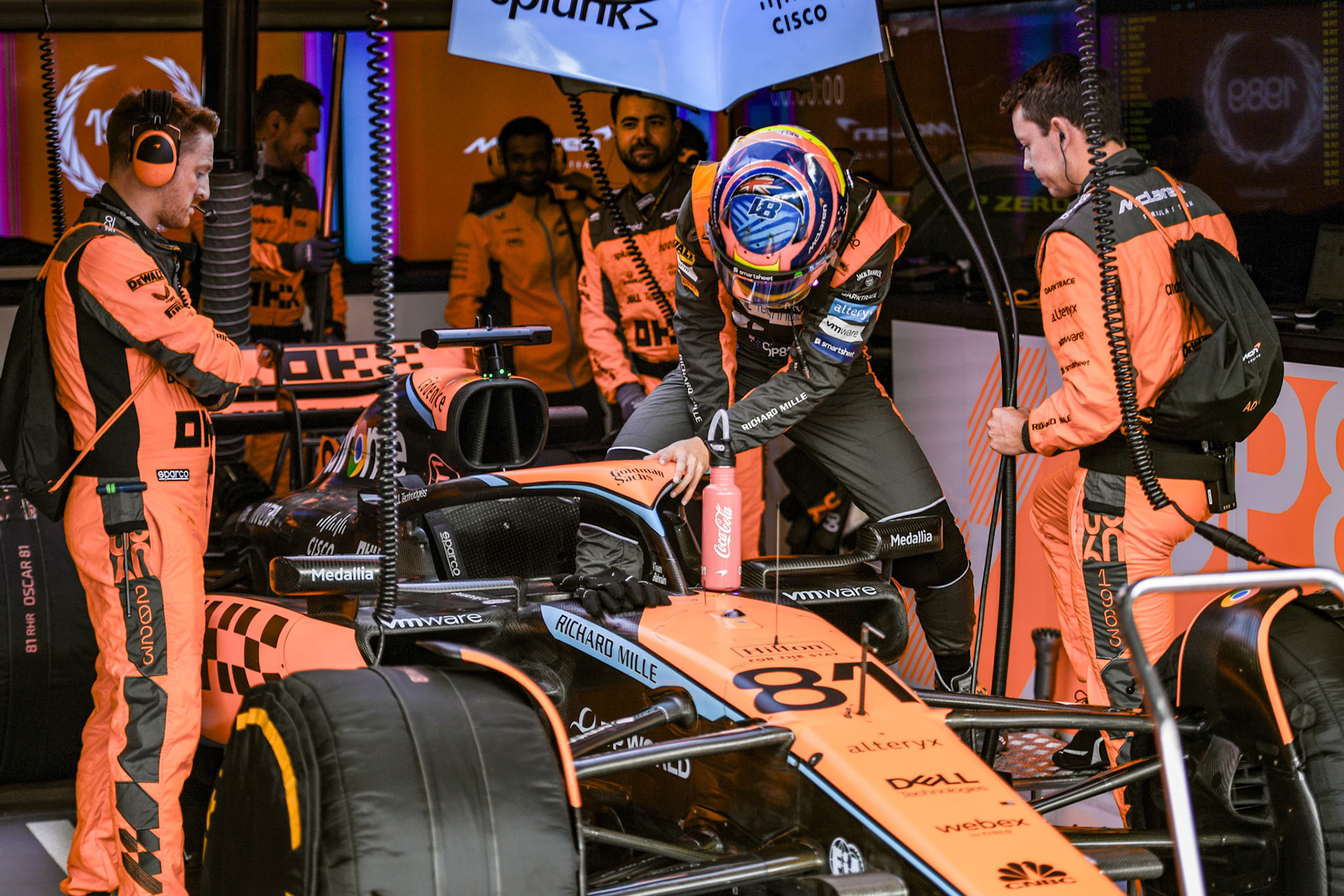 Oscar Piastri (AUS) McLaren F1; Formel 1 GP Spa Francorchamps/ Belgien. Samstag, 29.07.2023