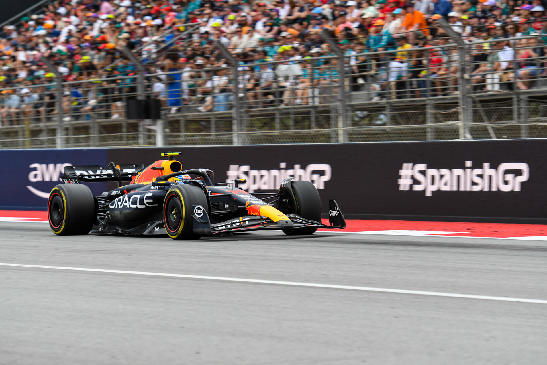 Sergio Perez (MEX) Red Bull Racing; Formel 1 GP Barcelona. Sonntag 04.06.2023