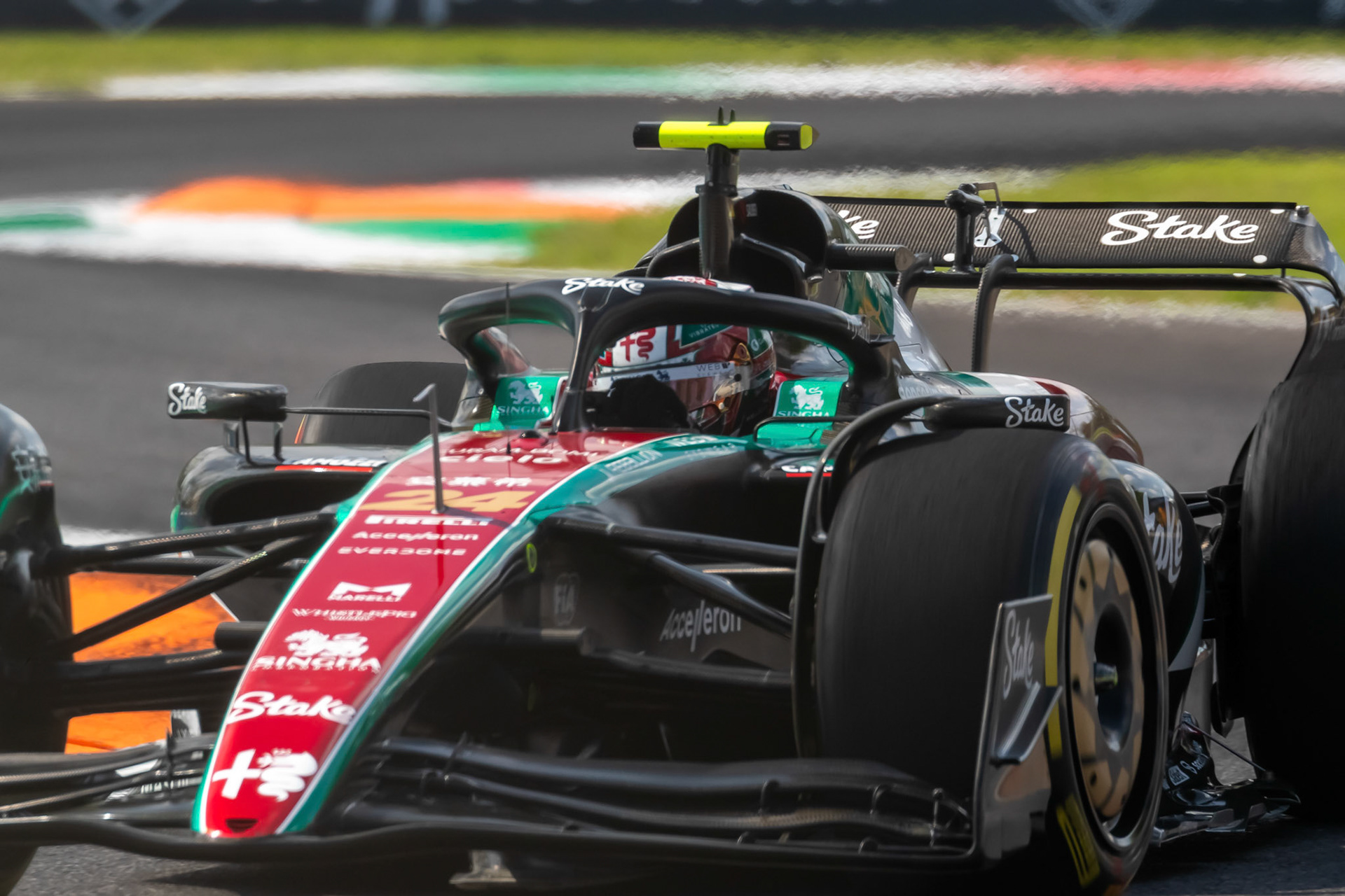 Guanyu Zhou (CHN) Alfa Romeo F1 Team;Formel 1 GP Italien / Monza. Samstag, 02.09.2023