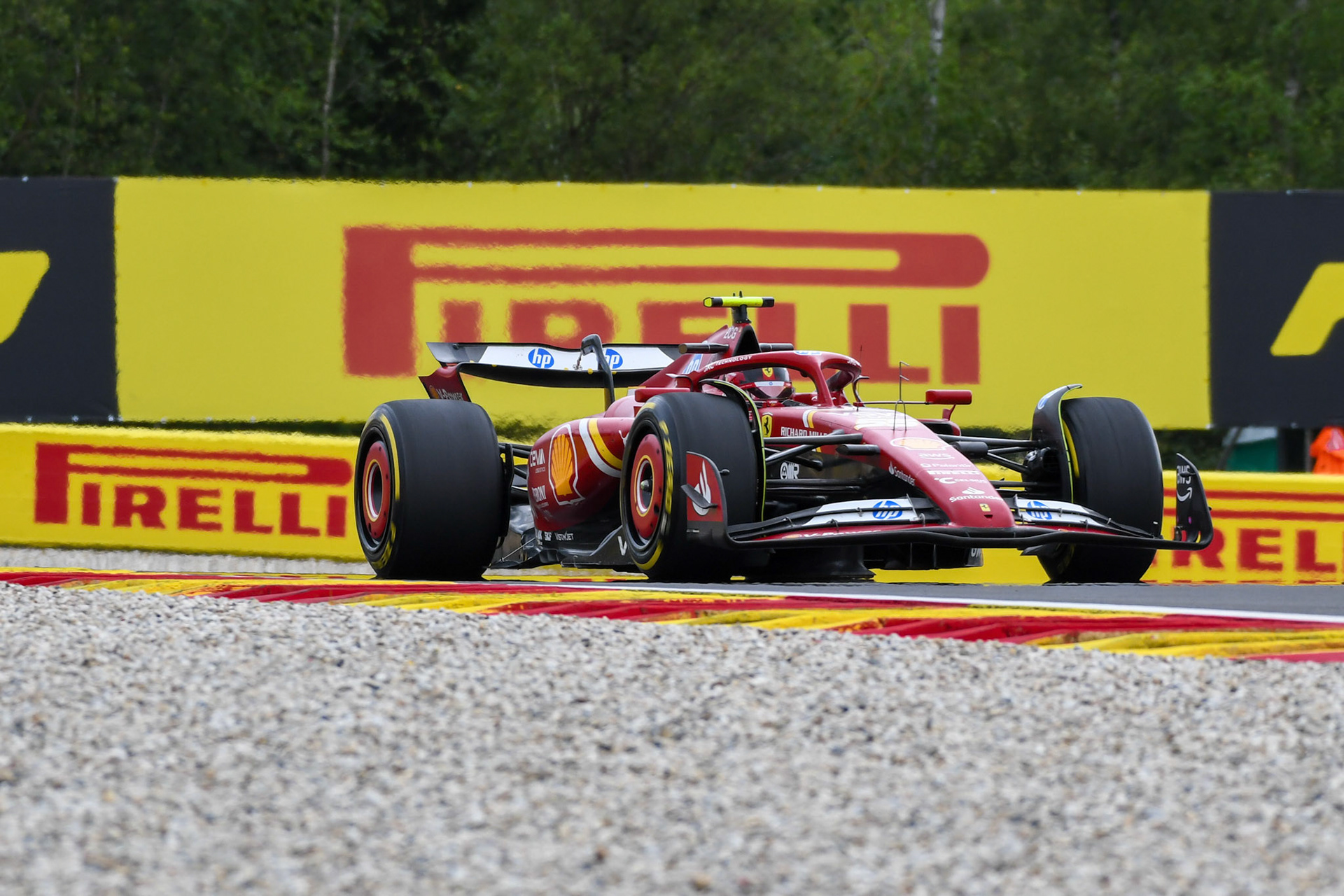 Carlos Sainz #55, Scuderia Ferrari;Formel 1 GP Spa / Belgien. Freitag, 26.07.2024