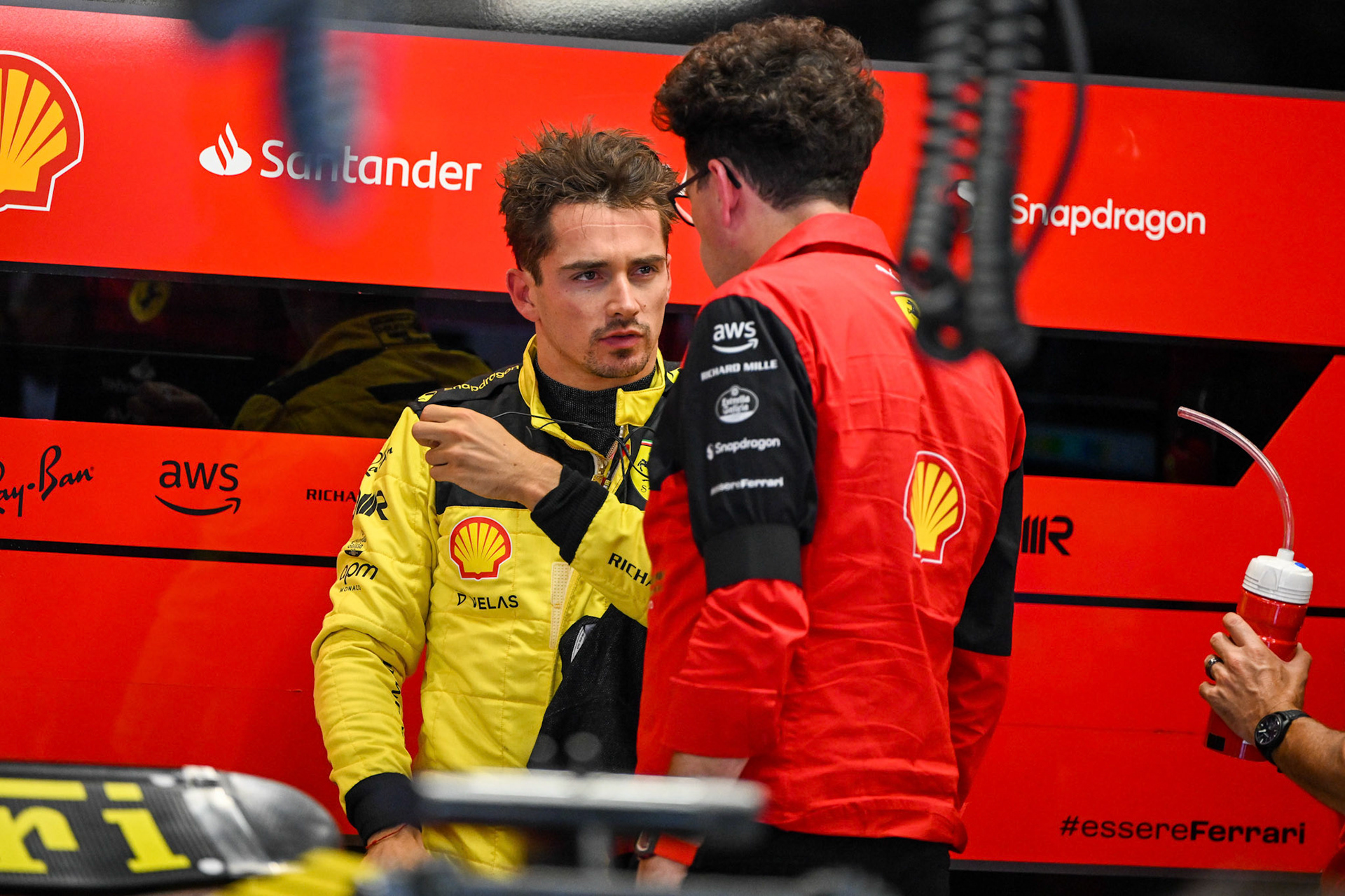 Charles Leclerc (MCO) Scuderia Ferrari; Formel 1 GP Italien Monza, Samstag, 10.09.2022