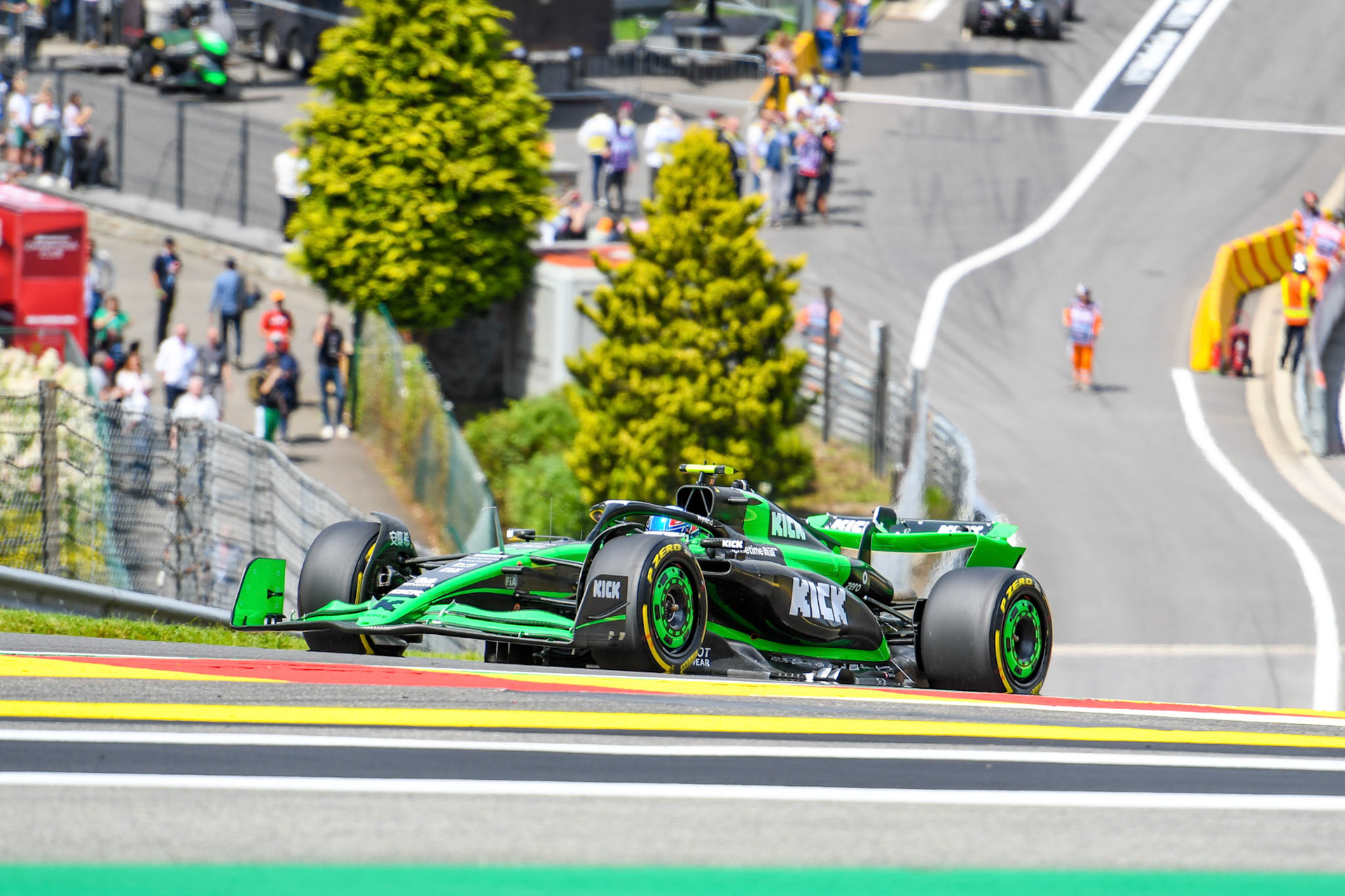 Guanyu Zhou #24, Stake F1 Team Kick Sauber;Formel 1 GP Spa / Belgien. Freitag, 26.07.2024