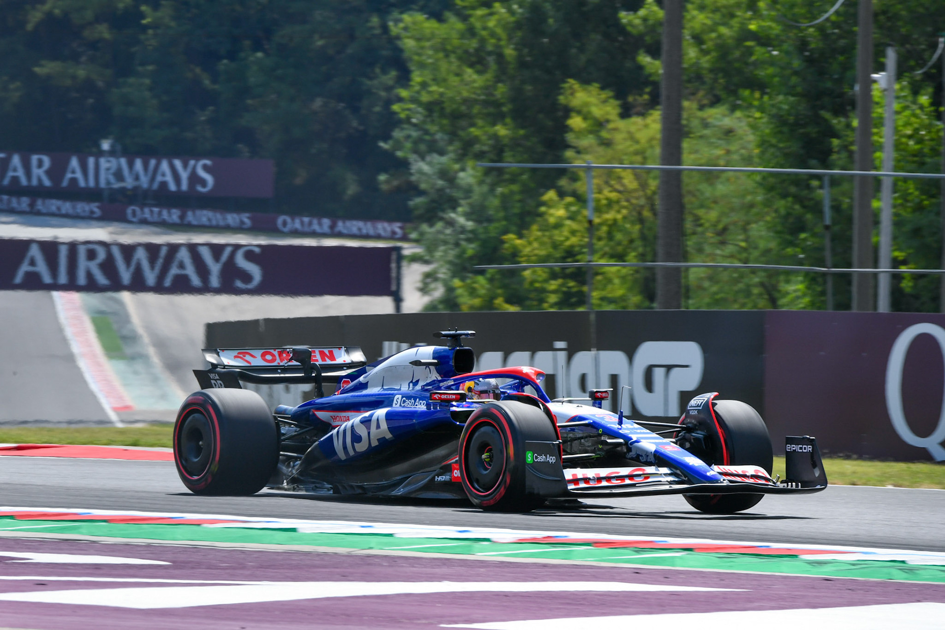 Daniel Ricciardo, #3, Visa Cash App RB Formula One Team;Formel 1 Budapest / Ungarn, 20.07.2024