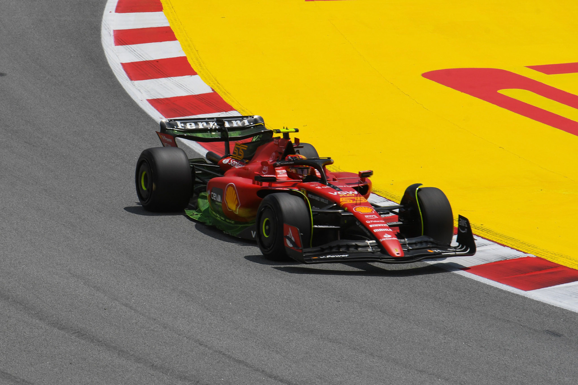 Carlos Sainz (ESP) Scuderia Ferrari; Formel 1 GP Barcelona. Freitag 02.06.2023