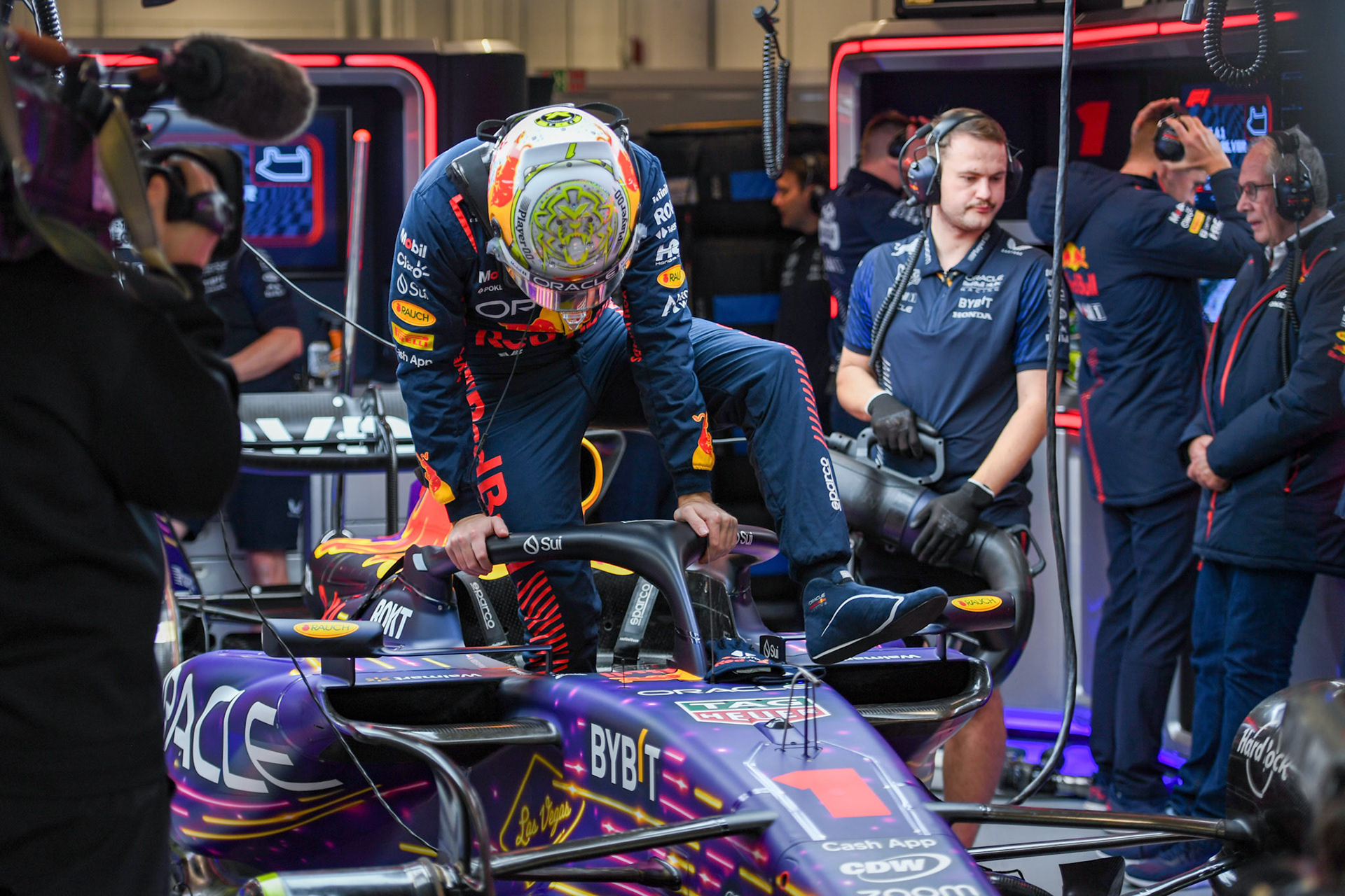 Max Verstappen (NED) Red Bull Racing;Formel 1 GP USA Las Vegas. Samstag 18.11.2023