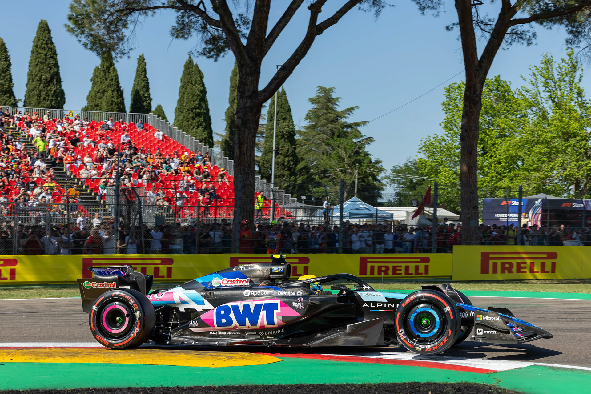 Pierre Gasly #10, BWT Alpine F1 Team; F1 GP Imola / Italien Samstag, 18.05.2024