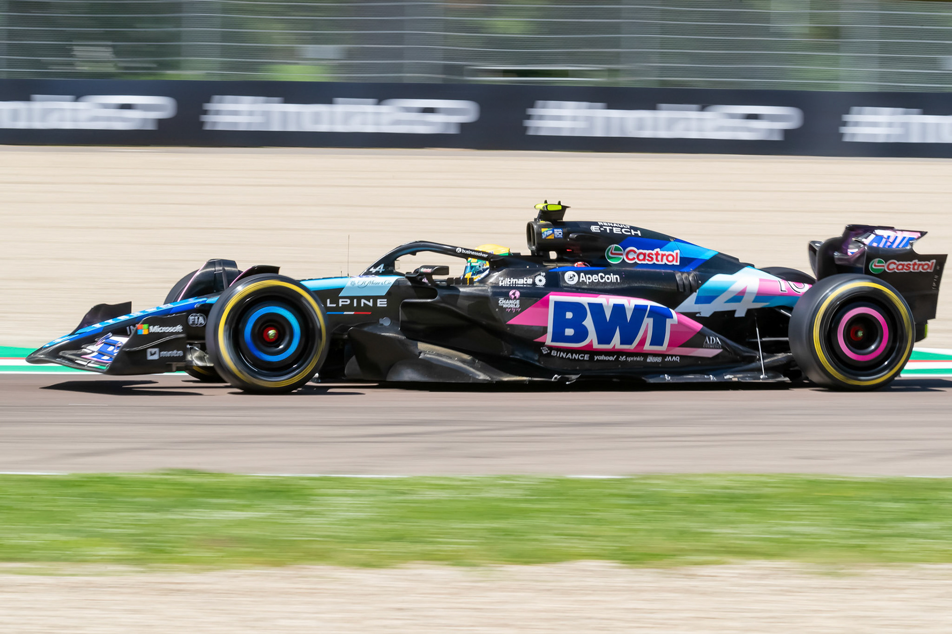 Pierre Gasly #10, BWT Alpine F1 Team; F1 GP Imola / Italien Freitag, 17.05.2024
