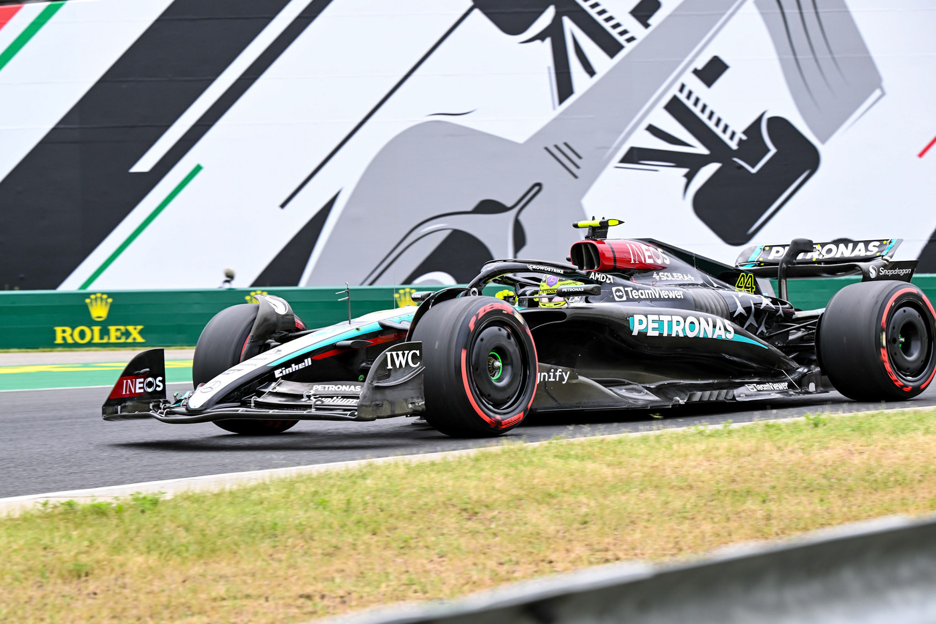 Lewis Hamilton #44, Mercedes-AMG Petronas F1 Team;Formel 1 Budapest / Ungarn, 20.07.2024