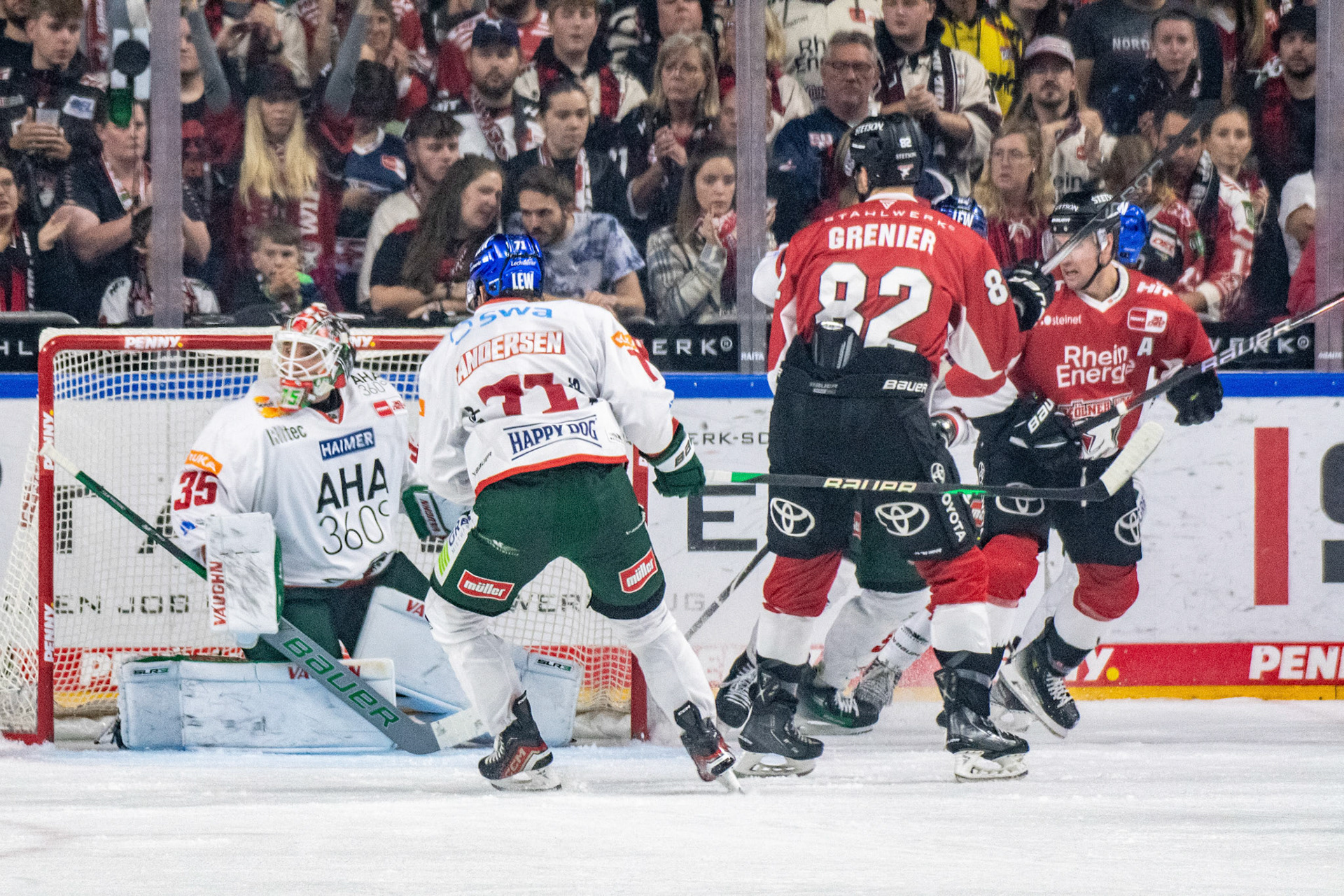 Markus Keller; DEL Kölner Haie - Augsburger Panther, 03.10.2023