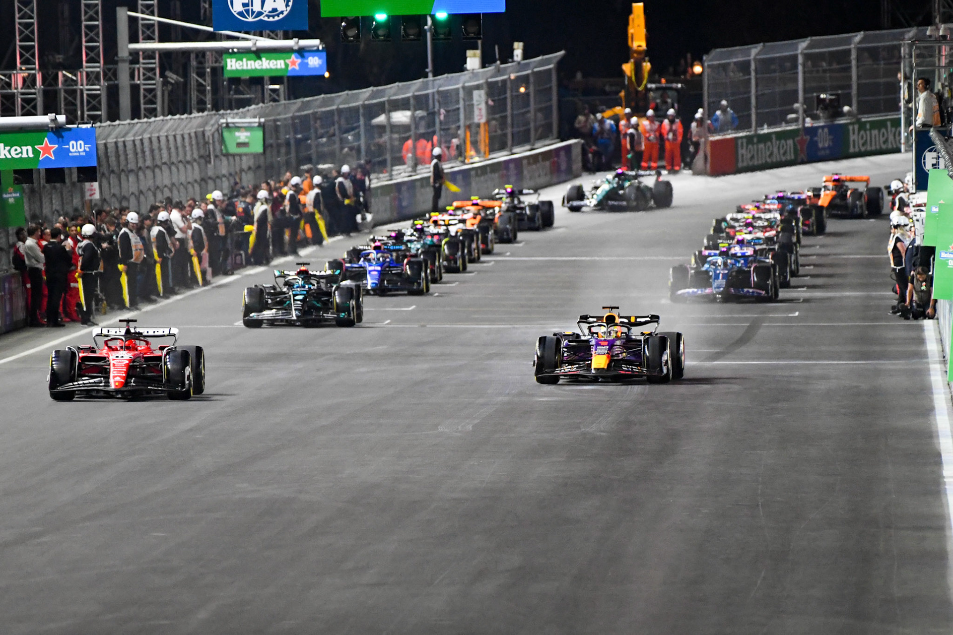 Formation Lap; Formel 1 GP USA Las Vegas. Sonntag 19.11.2023