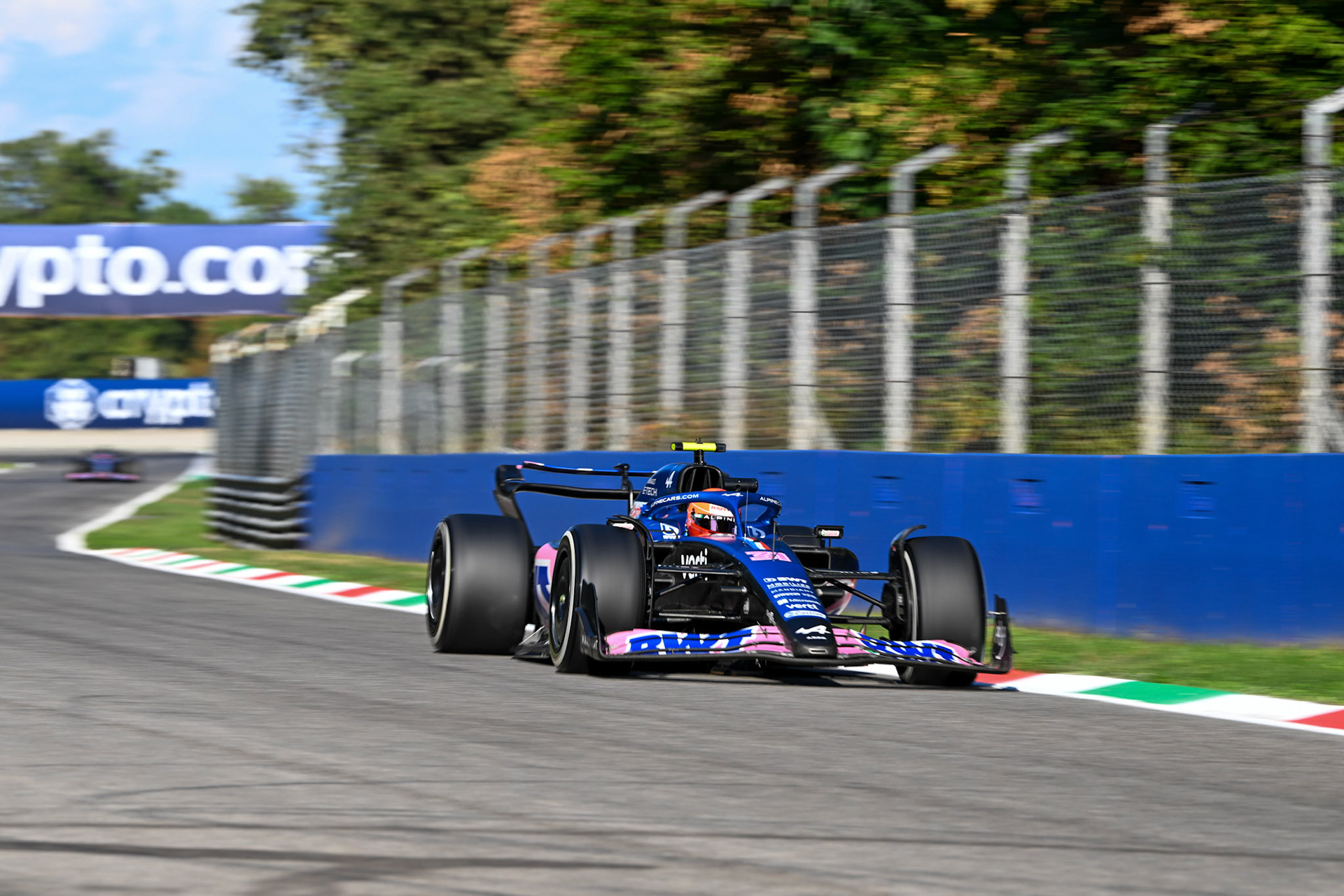 Esteban Ocon (FRA) Alpine F1 Team; Formel 1 GP Italien Monza, Freitag, 09.09.2022