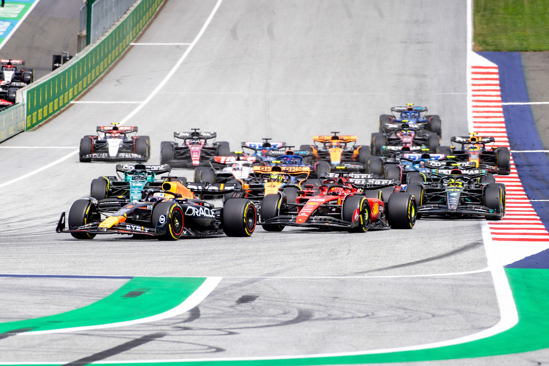 Rennstart; Formel 1 GP Austria / Österreich. Sonntag, 02.07.2023