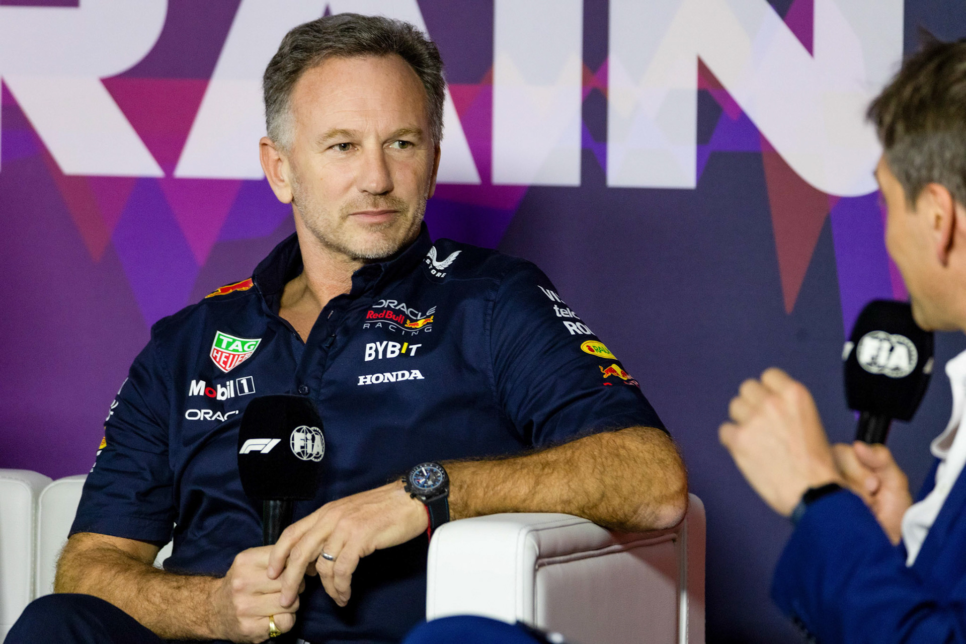 Christian Horner, Teamchef Oracle Red Bull Racing; Formel 1 Pre-Season Tests Bahrain. Donnerstag, 22.02.2024