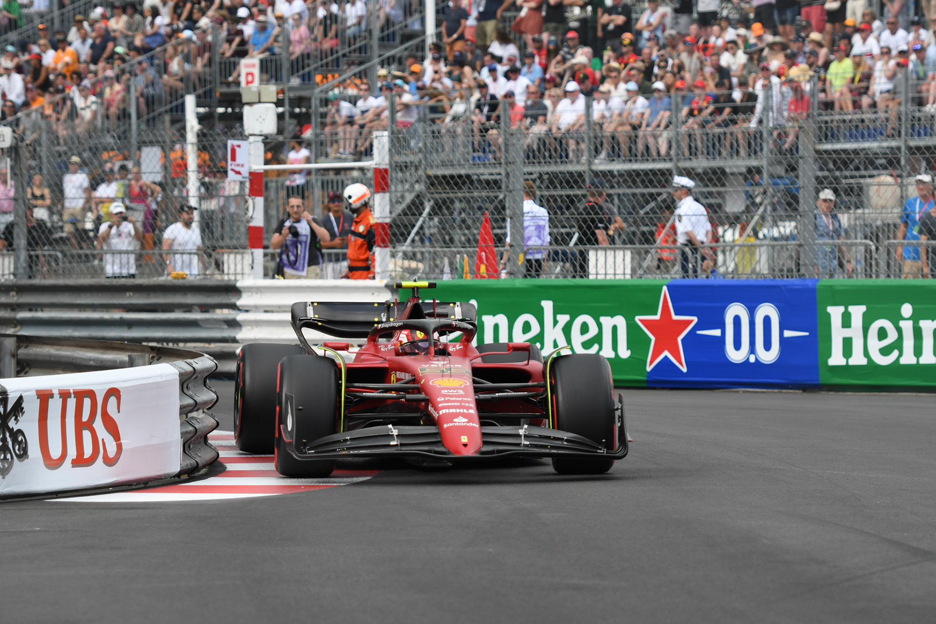 Carlos Sainz (ESP) Scuderia Ferrari; Formel 1 Monaco am 28.05.2022